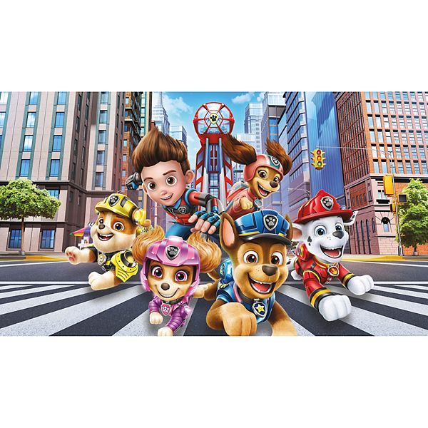 Настенная наклейка Paw Patrol: Мультфильм, водоотталкивающая, 320х183 см, легко чистится RoomMates