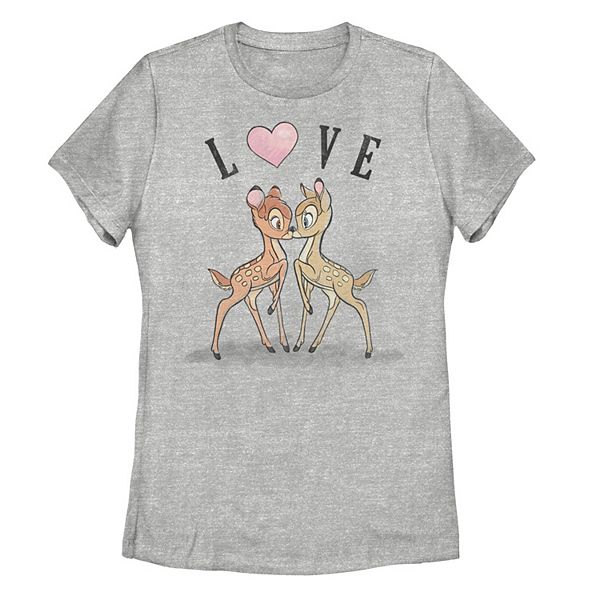 Disney's Bambi Love Juniors' Graphic Tee Disney