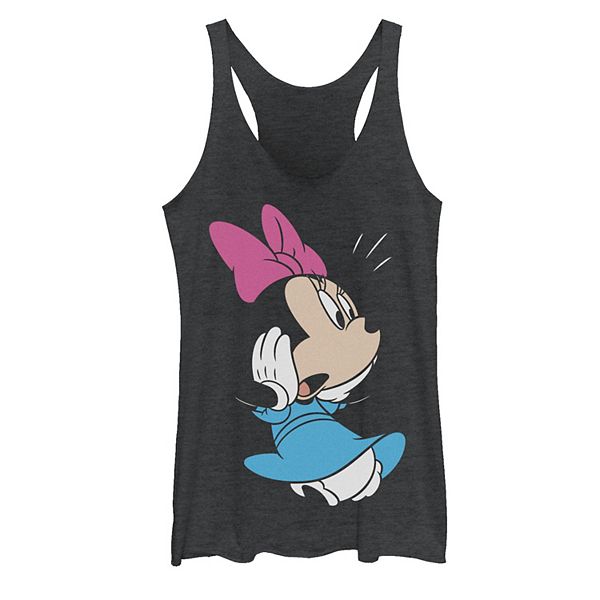 Disney's Minnie Mouse Classic Portrait Juniors' Racerback Tank Top Disney