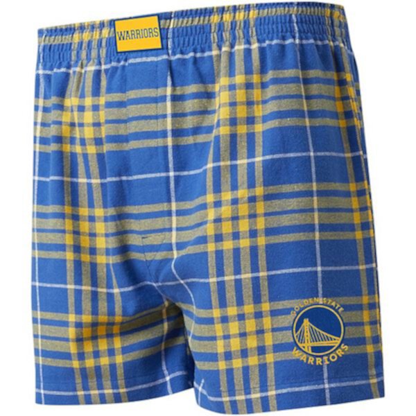 Men's Royal/Gold Golden State Warriors Concord Boxers Unbranded