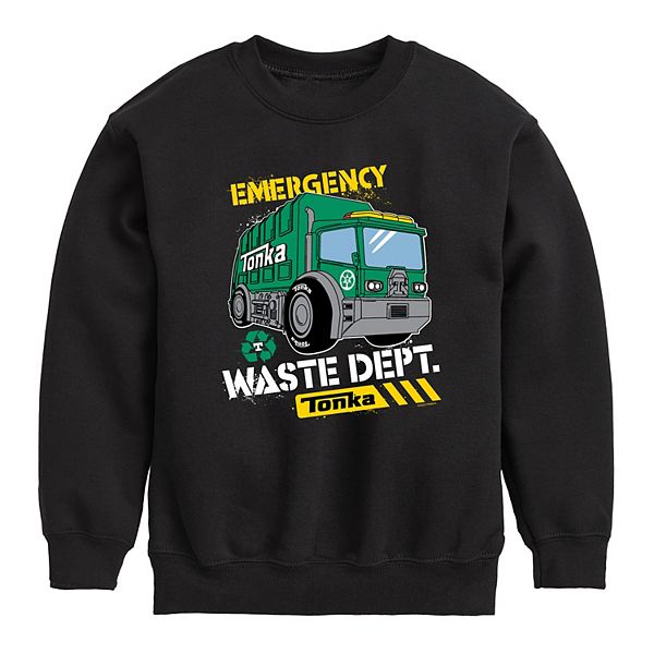 Boys 8-20 Tonka Emergency Waste Dept. Fleece Sweatshirt Tonka