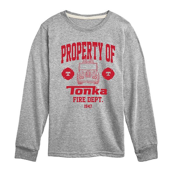 Boys 8-20 Tonka Property Of Tonka Fire Dept. Long Sleeve Graphic Tee Tonka