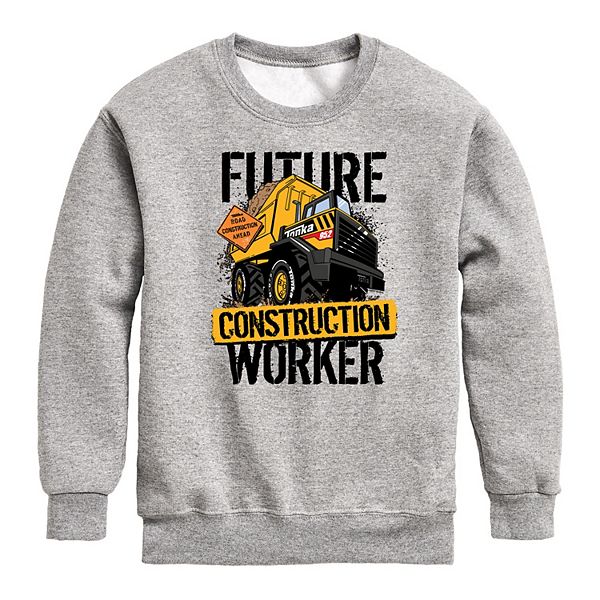 Boys 8-20 Tonka Future Construction Worker Fleece Sweatshirt Tonka