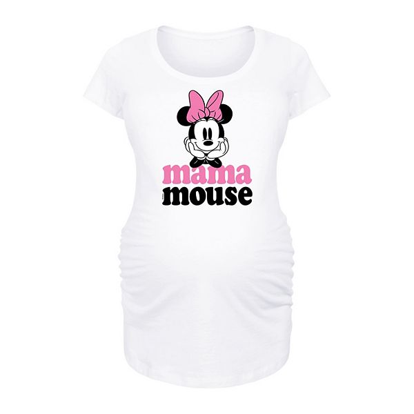 Disney's Minnie Mouse Mama Maternity Graphic Tee Disney