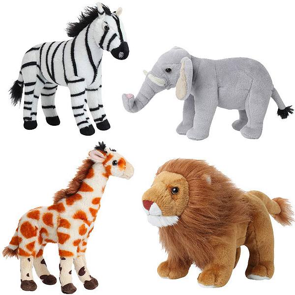 Safari Animals Stuffed Animals Plush for Kids Dazmers