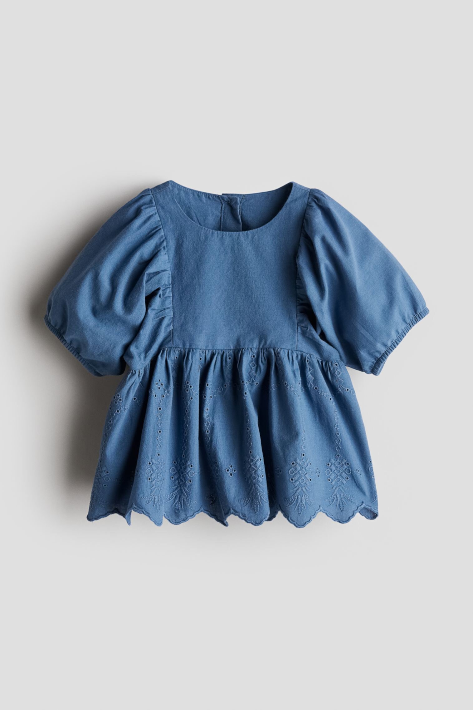 Blouse with Eyelet Embroidery H&M