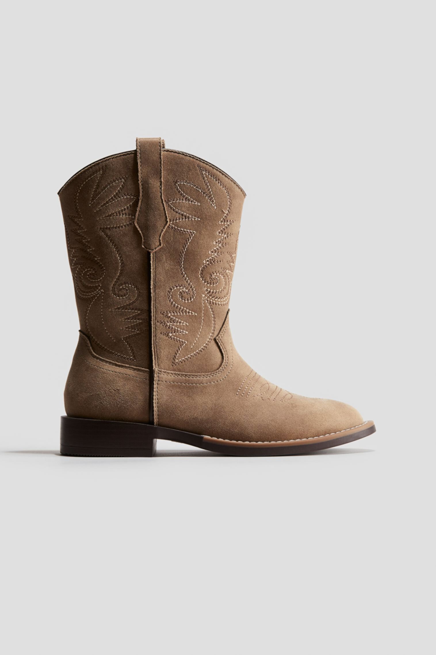 Napped Cowboy Boots H&M