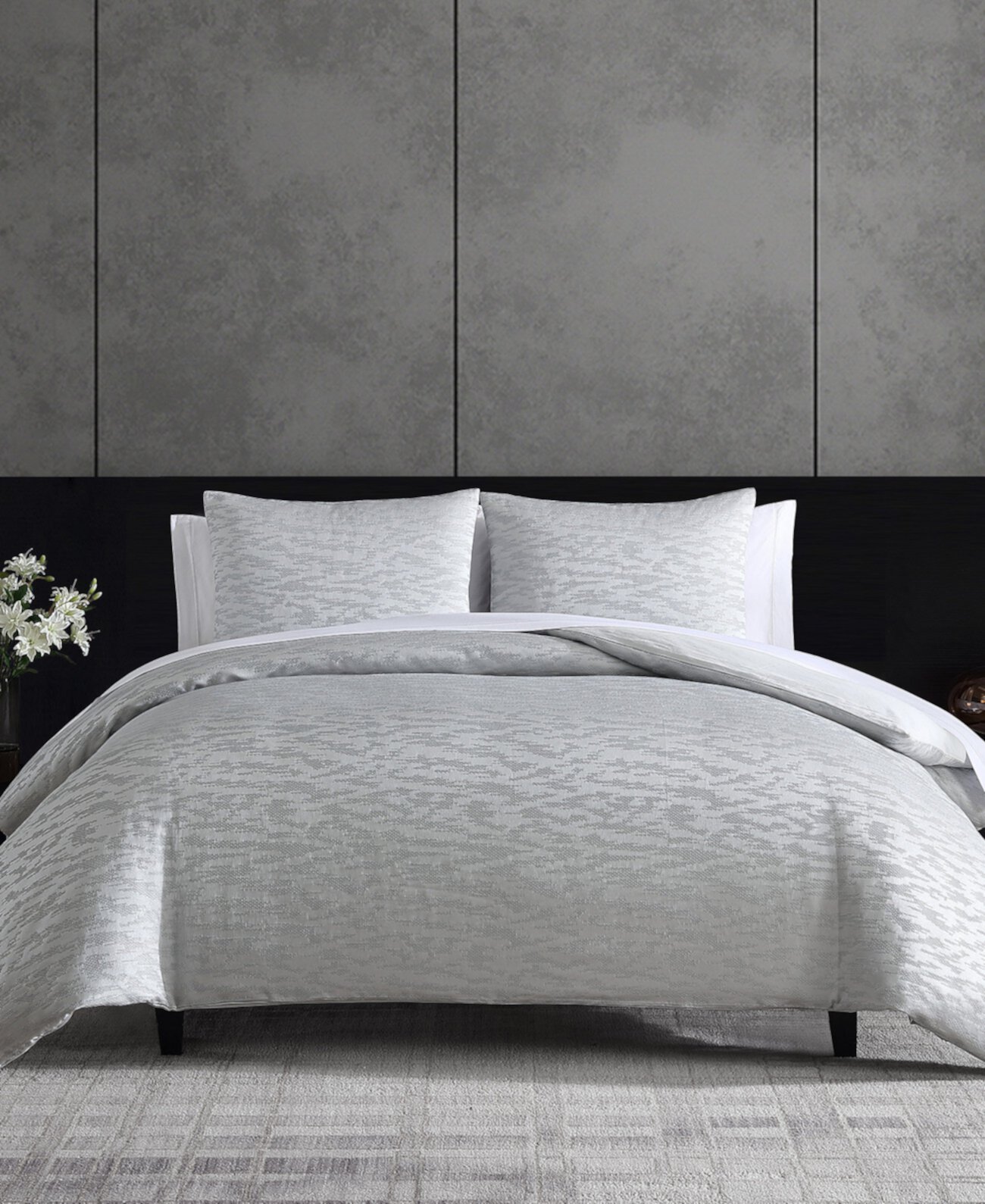 Illusion 3 Piece Comforter Set, Queen Vera Wang