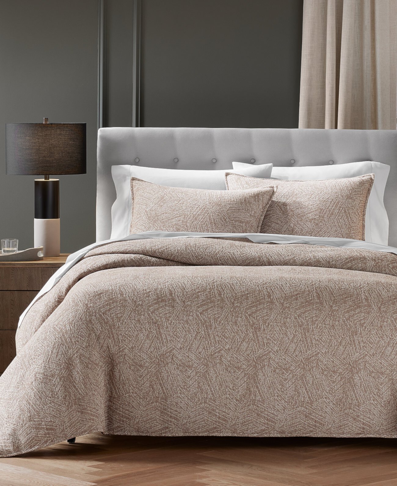 Woodgrain 3-Pc. Comforter Set, King, Exclusively at Macy’s Hotel Collection