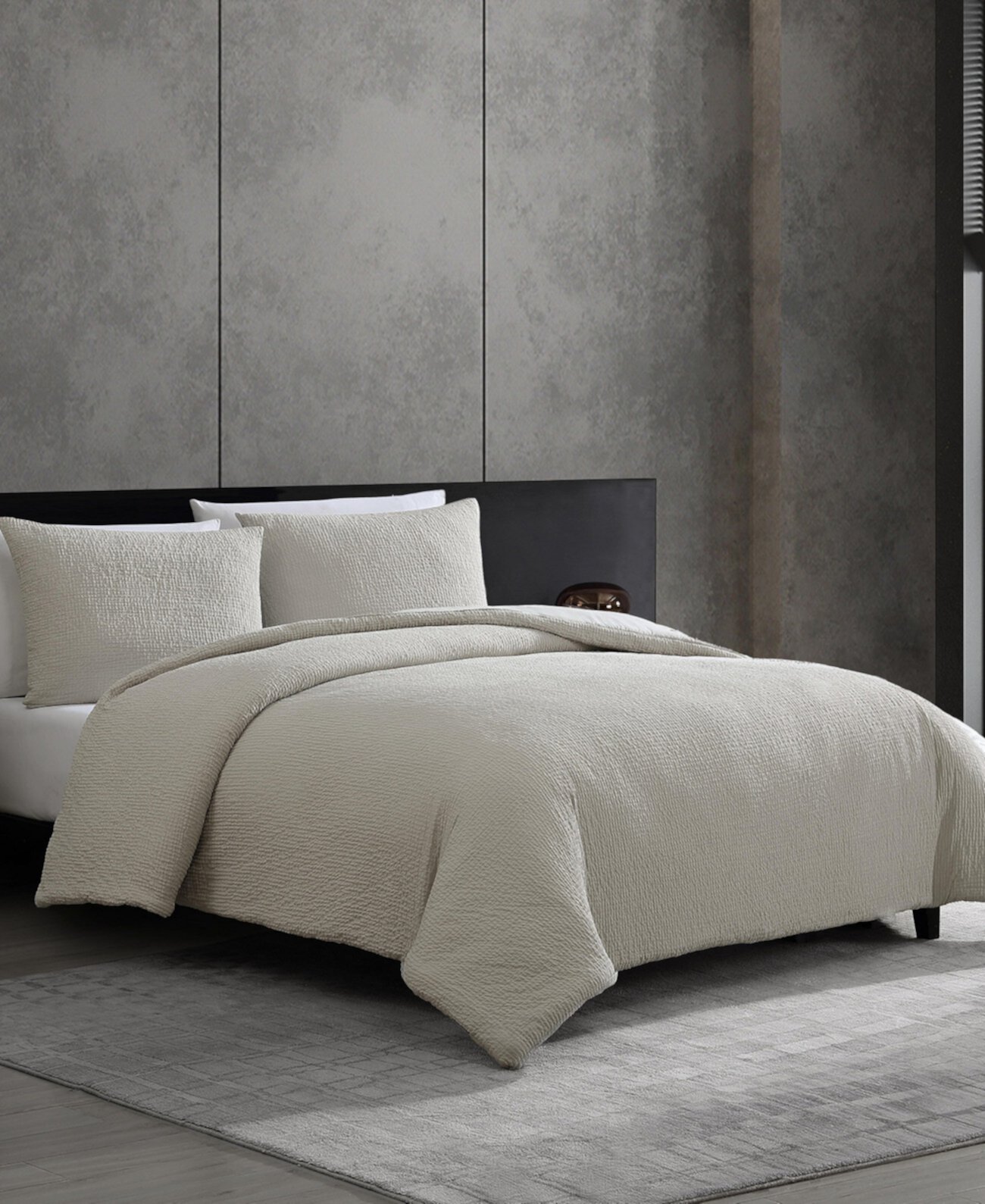 Puckered Texture 3-Pc. Comforter Set, Queen Vera Wang