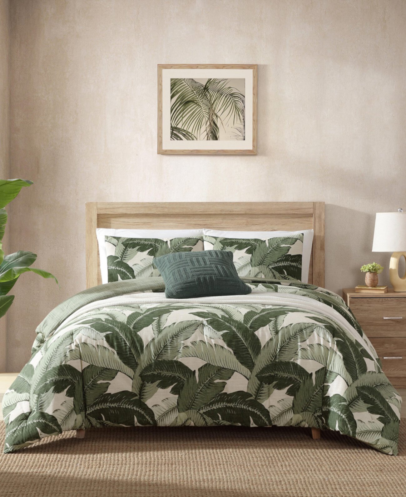 Vintage Palms Reversible 3-Pc. Comforter Set, King Tommy Bahama Home