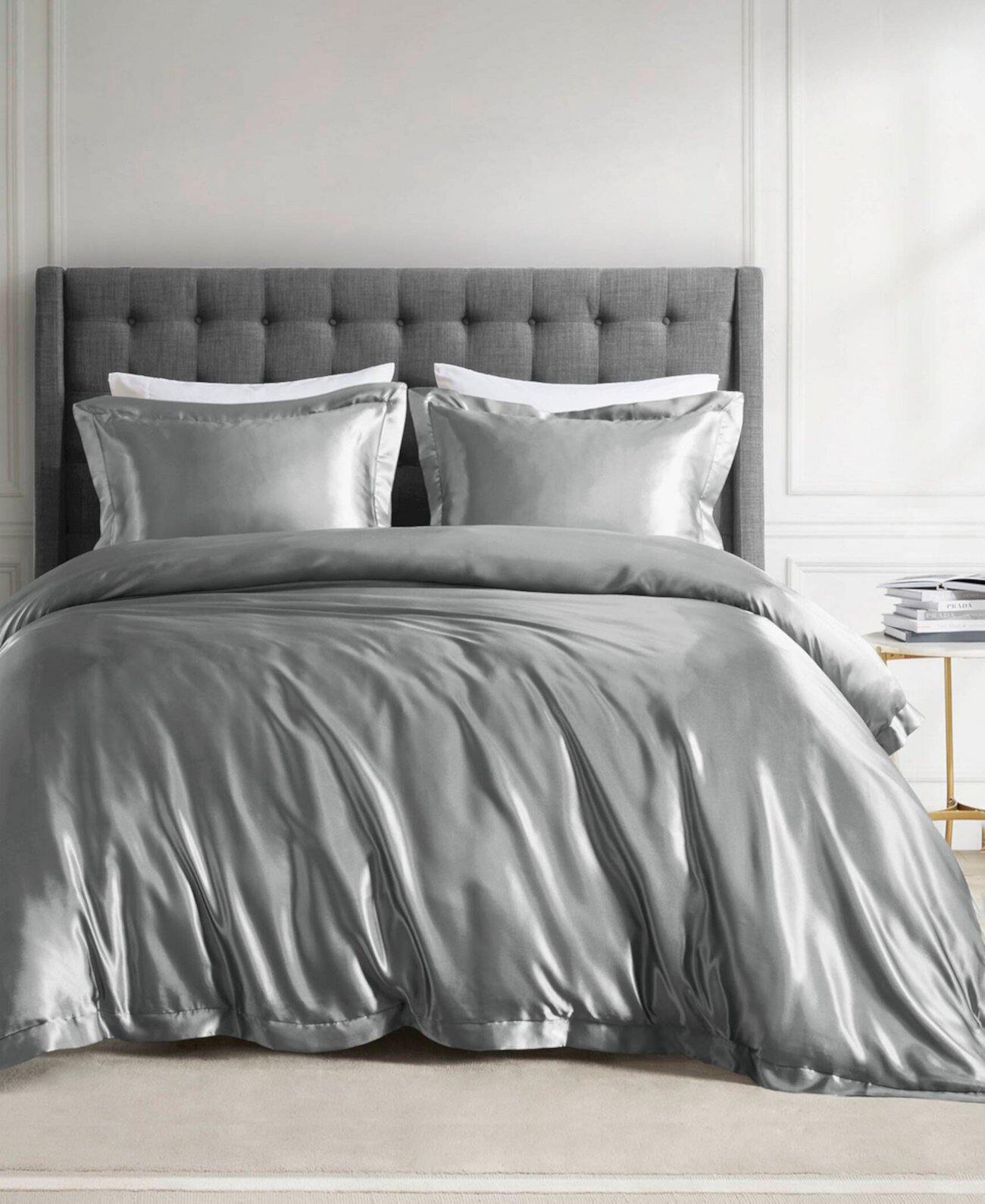 Satin Luxury 4-Pc. Comforter Set, Full/Queen Madison Park