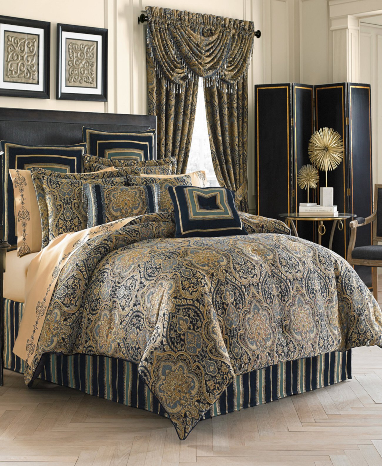 Palmer Comforter Set, King Five Queens Court