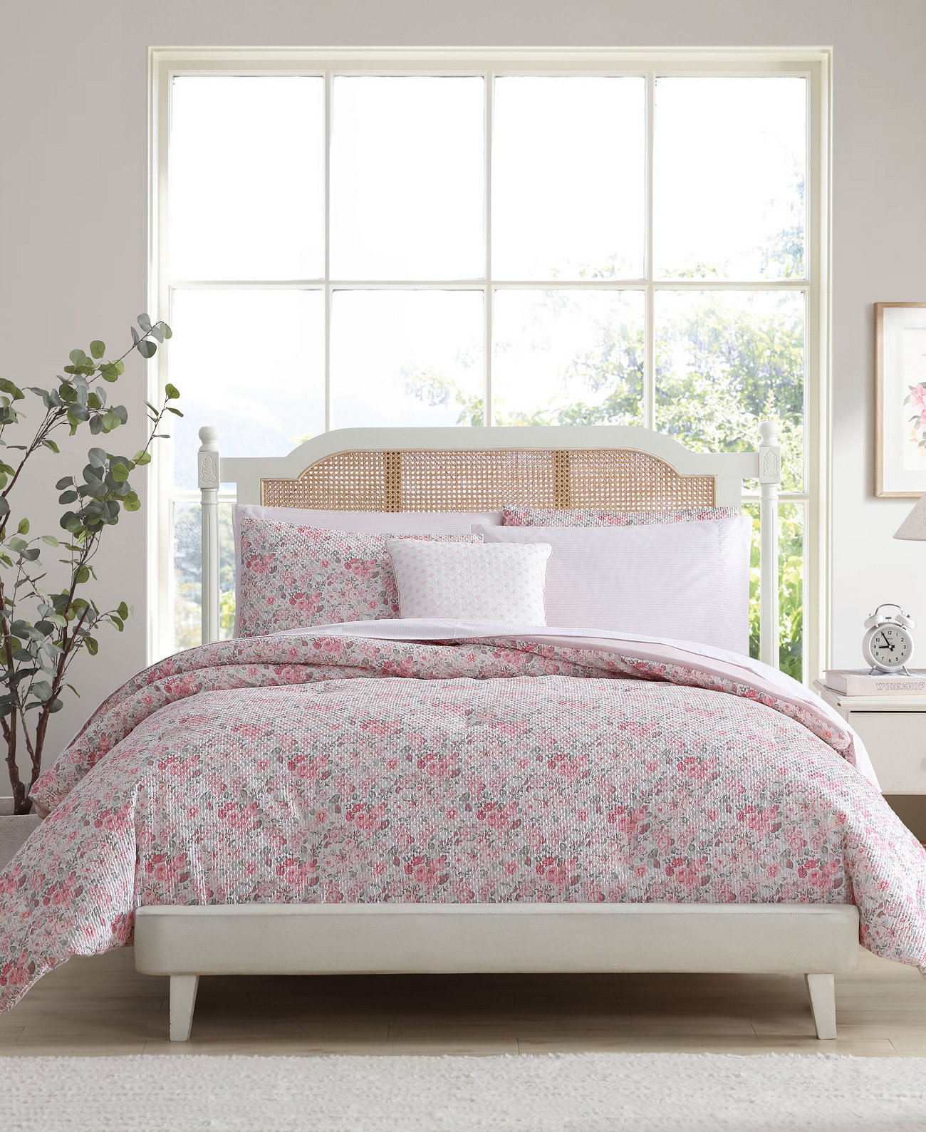 Laura Ashley Quartet 8 Piece Comforter Set, King Macy's