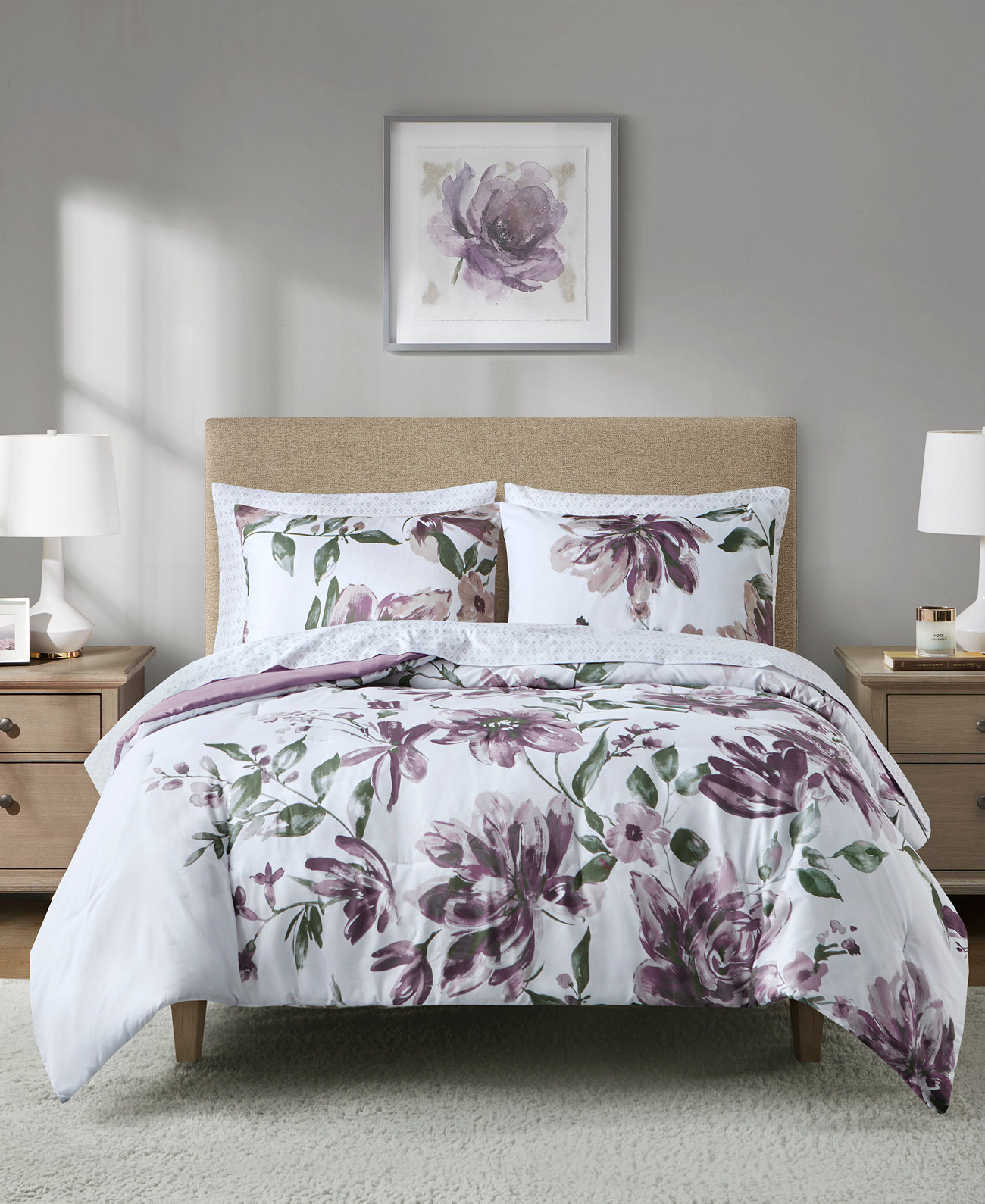 Alice Floral 7-Pc. Comforter Set, Full Madison Park