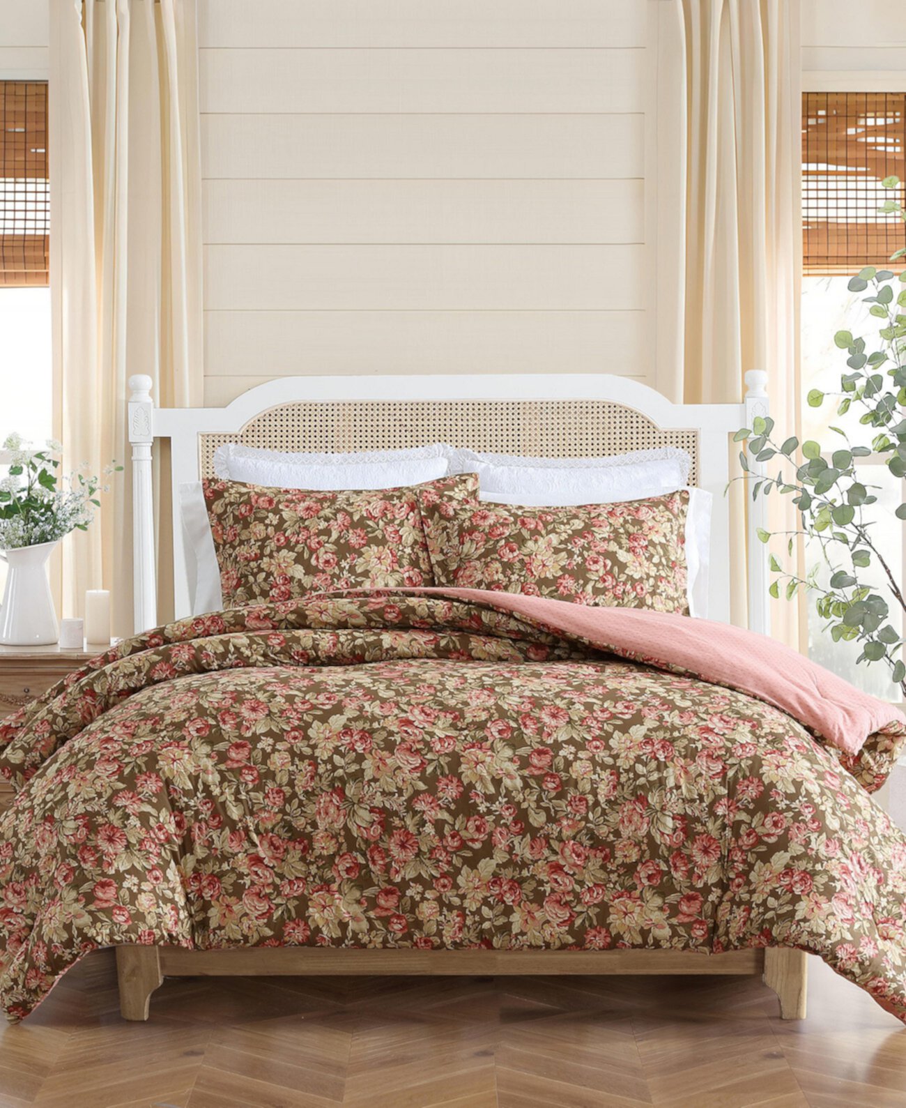 Laura Ashley Bloomsbury Reversible 3-Pc. Comforter Set, Full/Queen Macy's