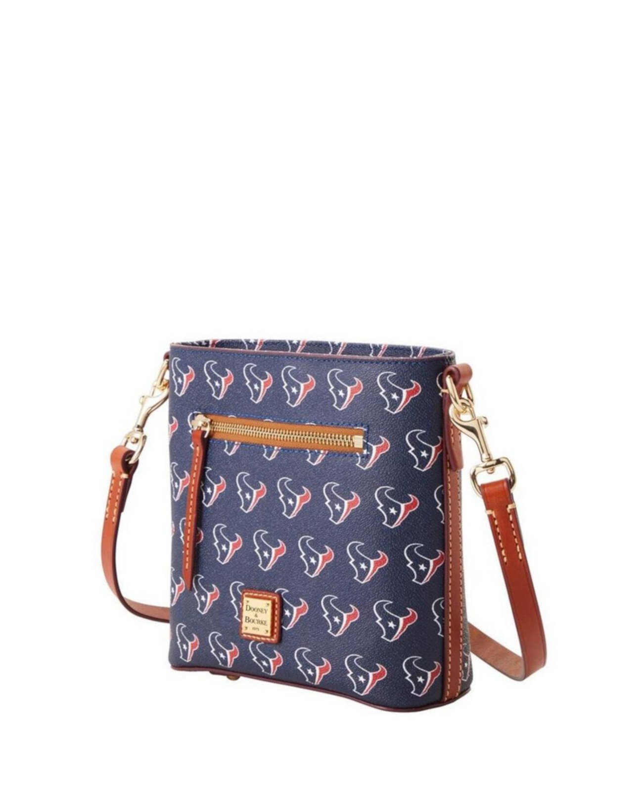 Houston Texans Signature Small Zip Crossbody Purse Dooney & Bourke