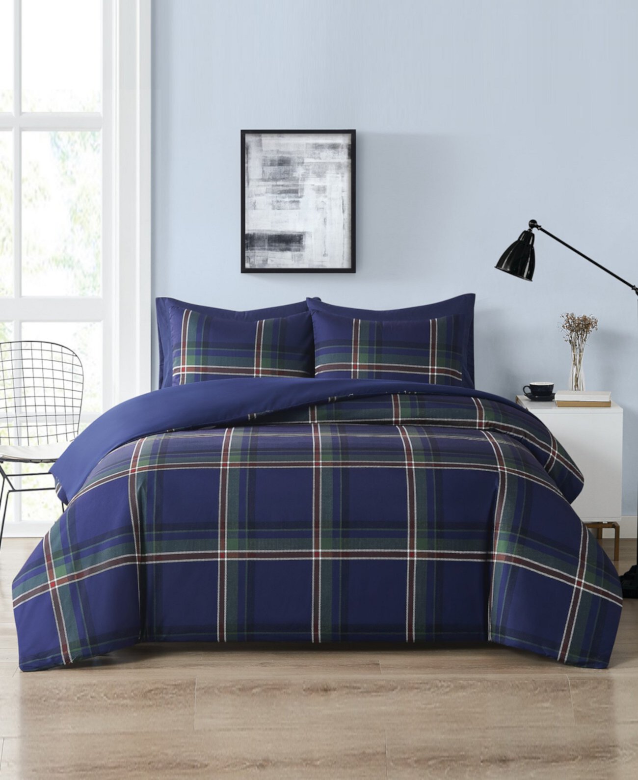 Bronson Plaid 3-Pc. Comforter Set, King Truly Soft