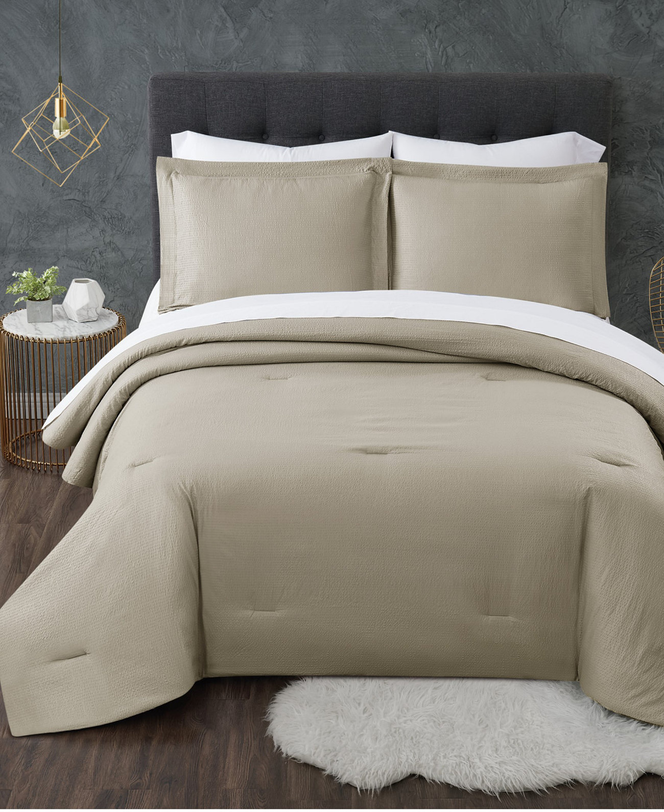 Antimicrobial  7-Pc. Comforter Set, Queen Truly Calm