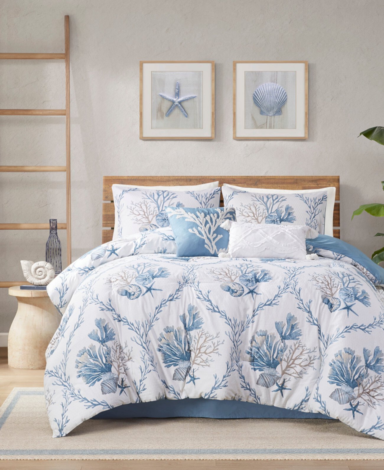 Pismo Beach Cotton 6-Pc Comforter Set, Full Harbor House