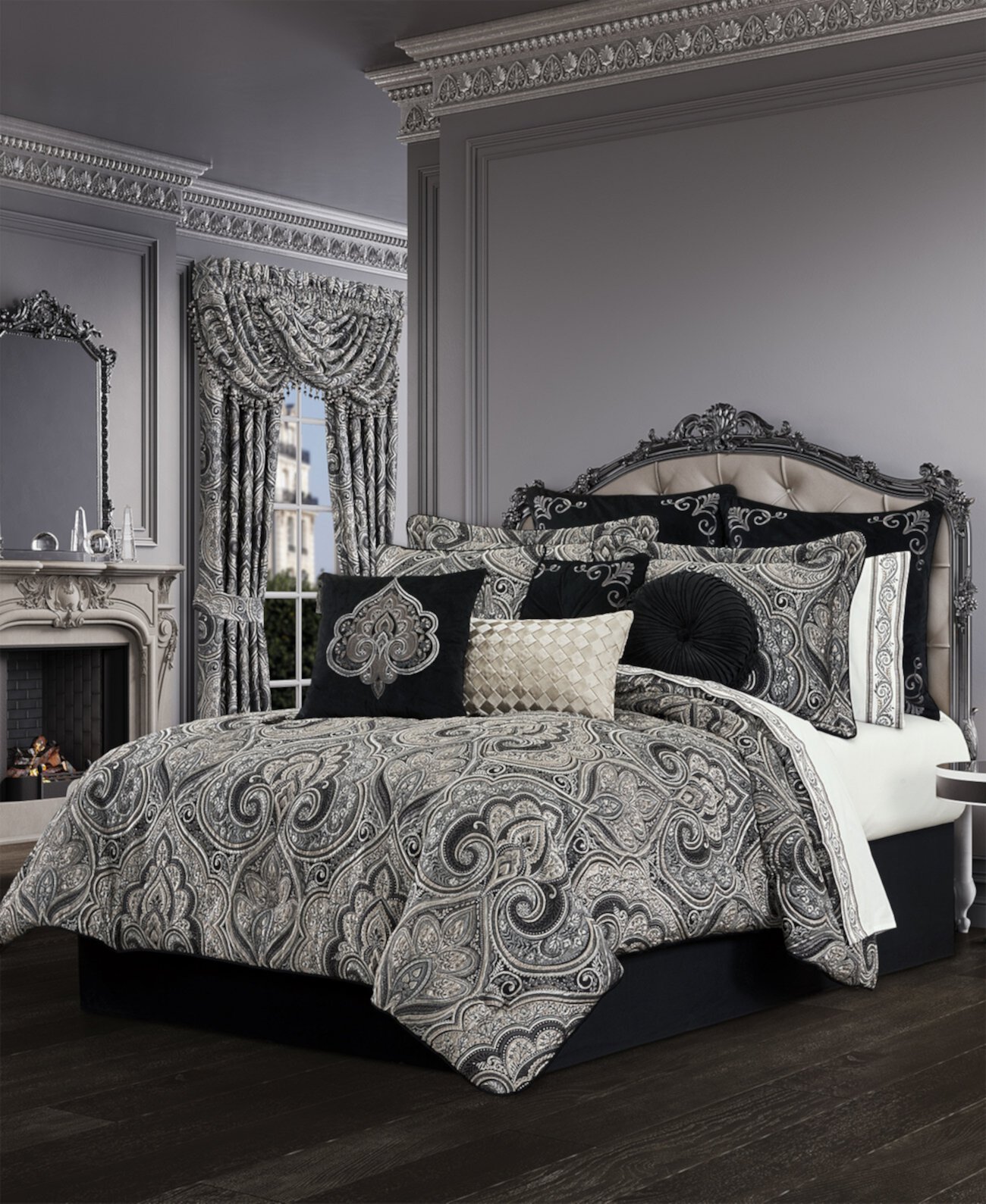 Davinci 4 Pc Comforter Set, Queen Five Queens Court