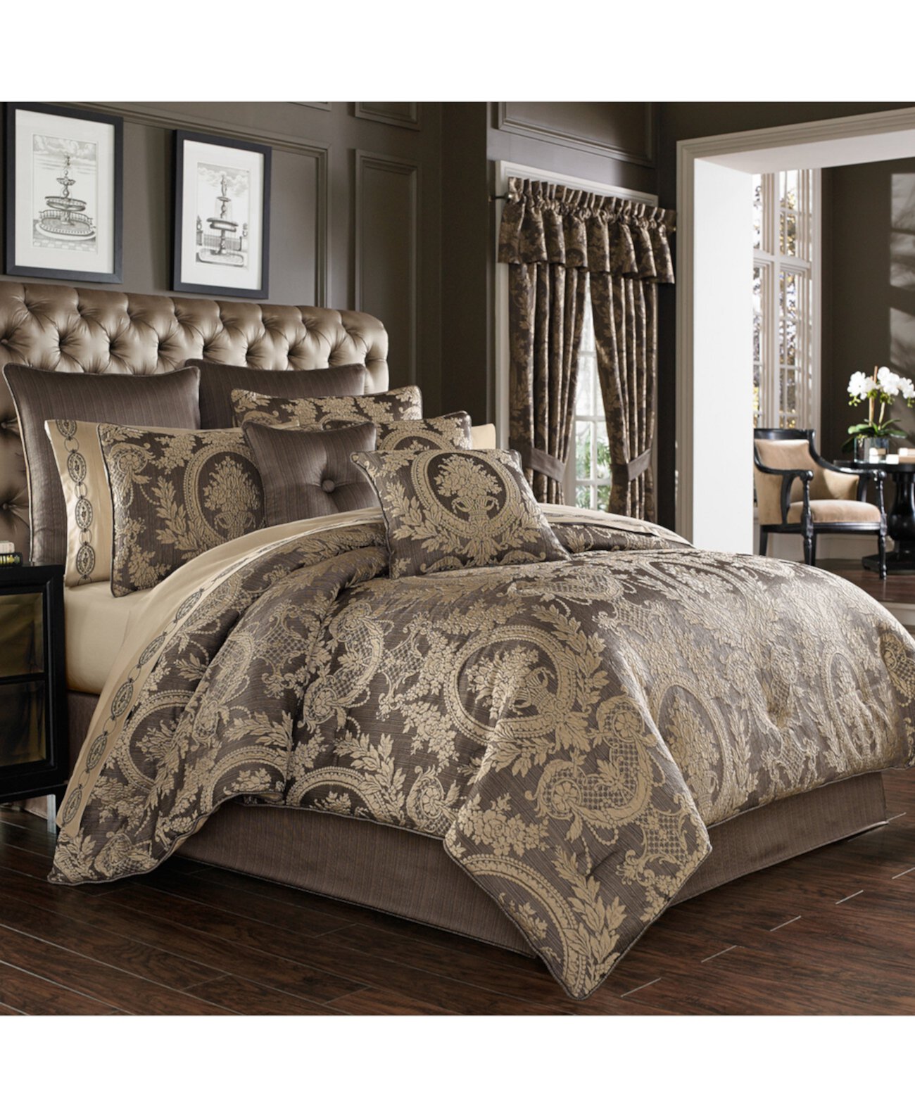 Neapolitan 4-Pc. Comforter Set, California King Five Queens Court