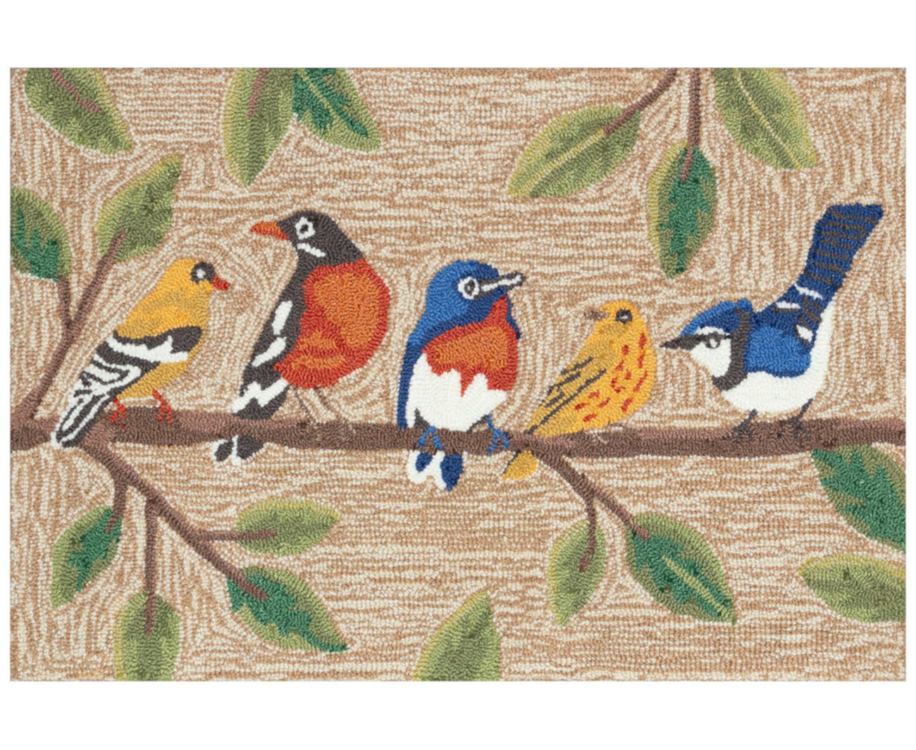 Frontporch Birds on A Branch 2'6"x4' Area Rug Liora Manne