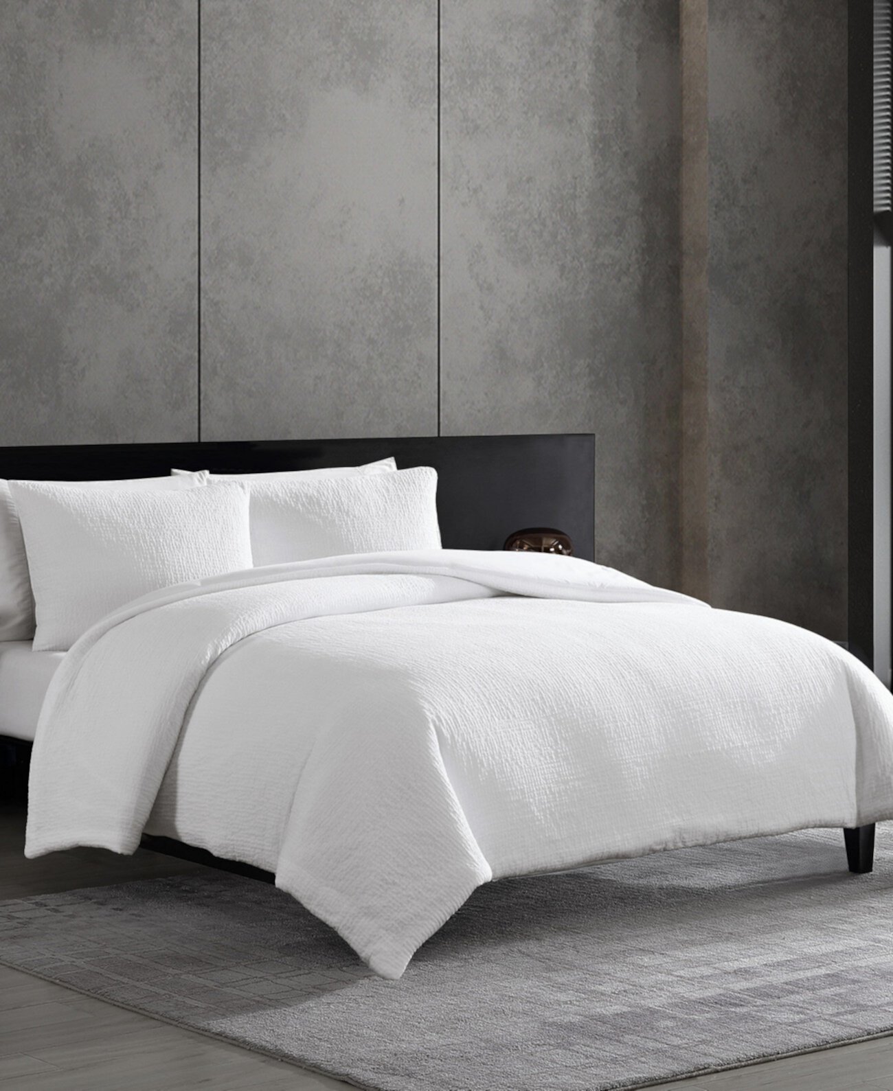 Puckered Texture 3-Pc. Comforter Set, King Vera Wang