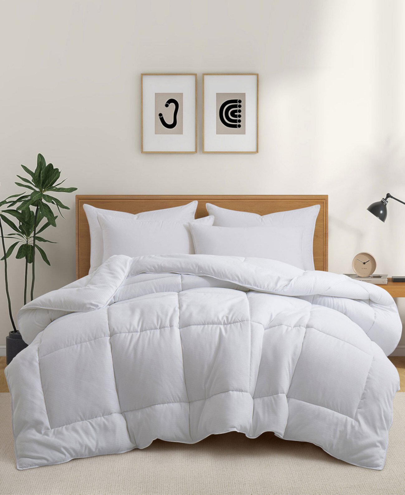 Cozy All Season Down Alternative Comforter, King Unikome