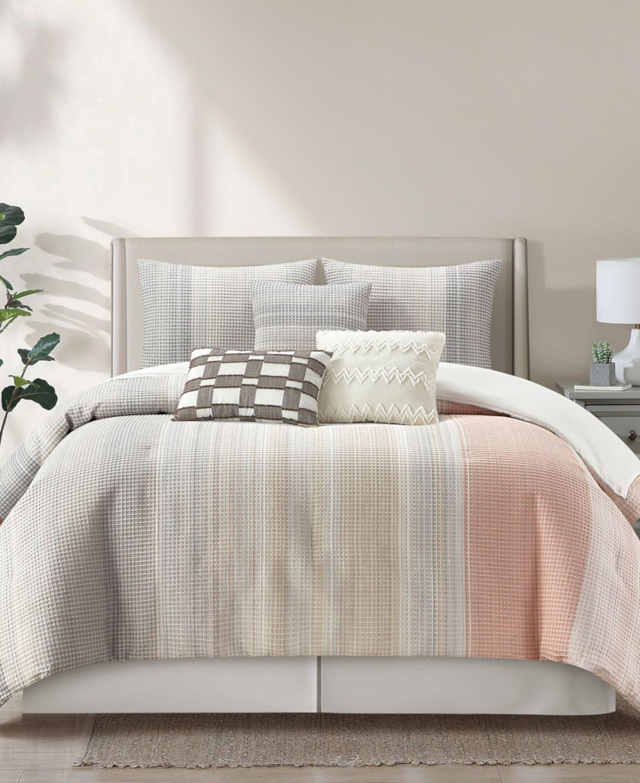 Cosette Stripe 7-Pc. Comforter Set, California King Stratford Park