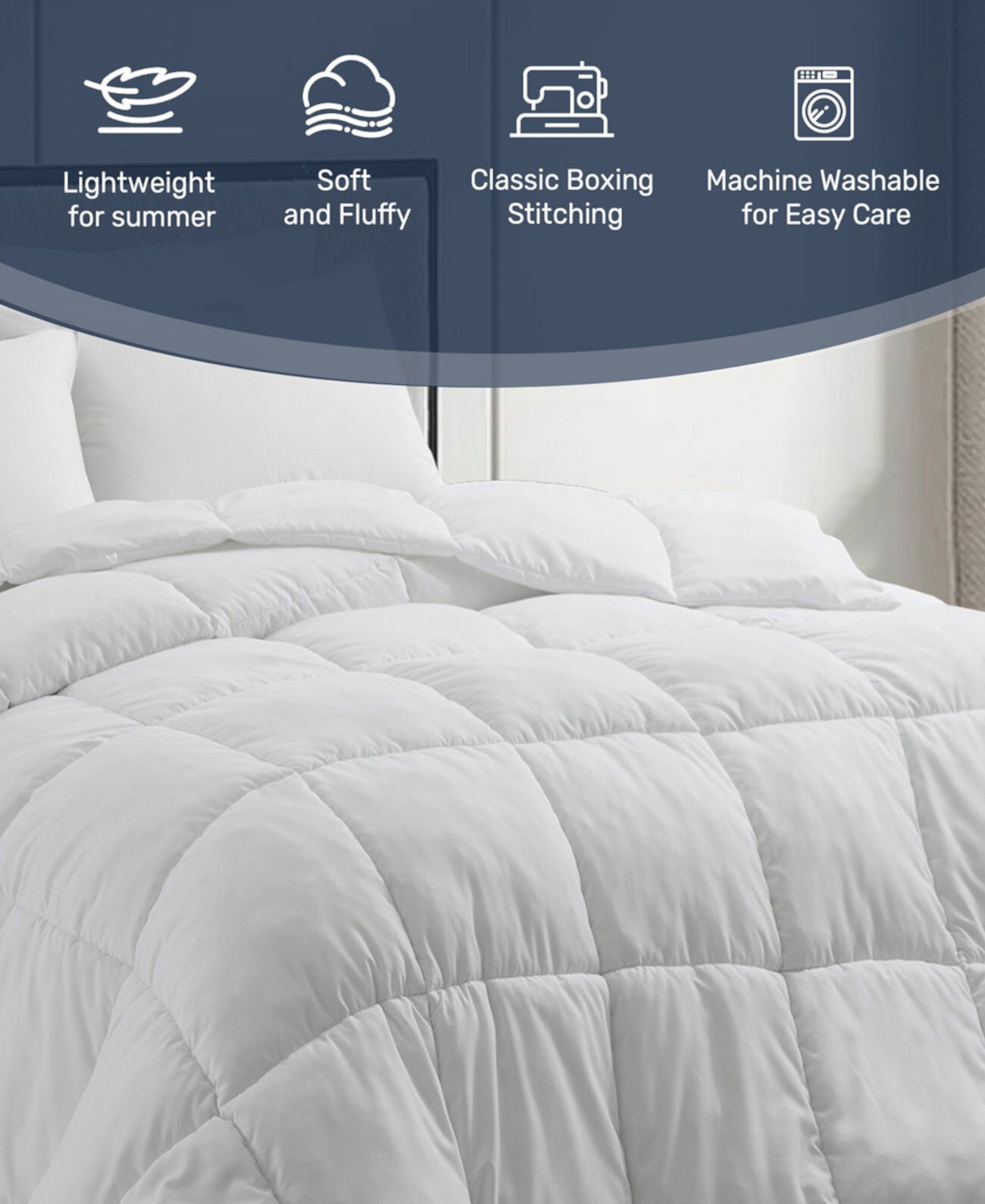 Lightweight Down Alternative Comforter, Full Unikome