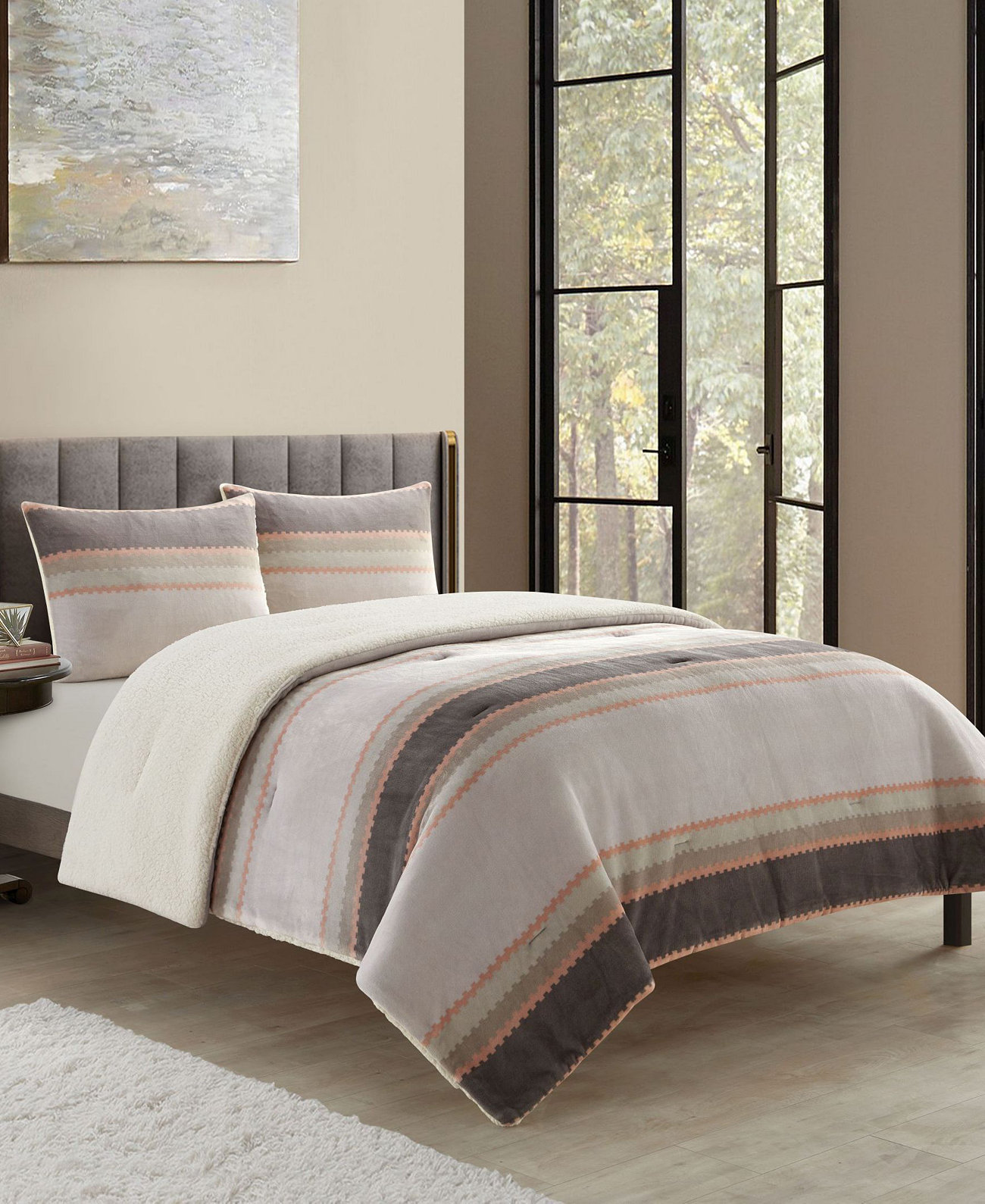 Briar Sherpa 3-Pc. Comforter Set, King Stratford Park