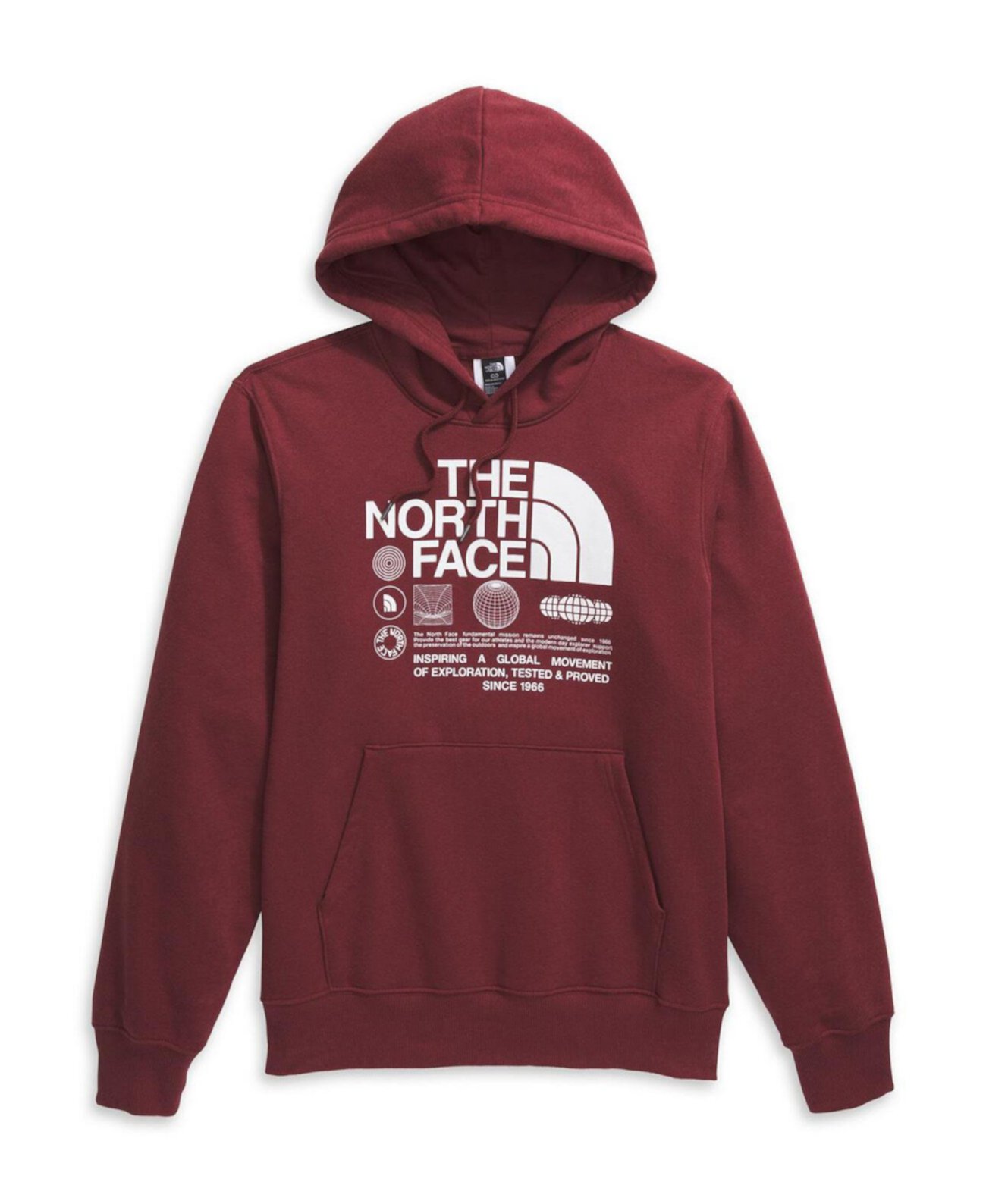 Мужская графическая худи The North Face Immersed Outdoors Half Dome с капюшоном и карманом-кенгуру The North Face