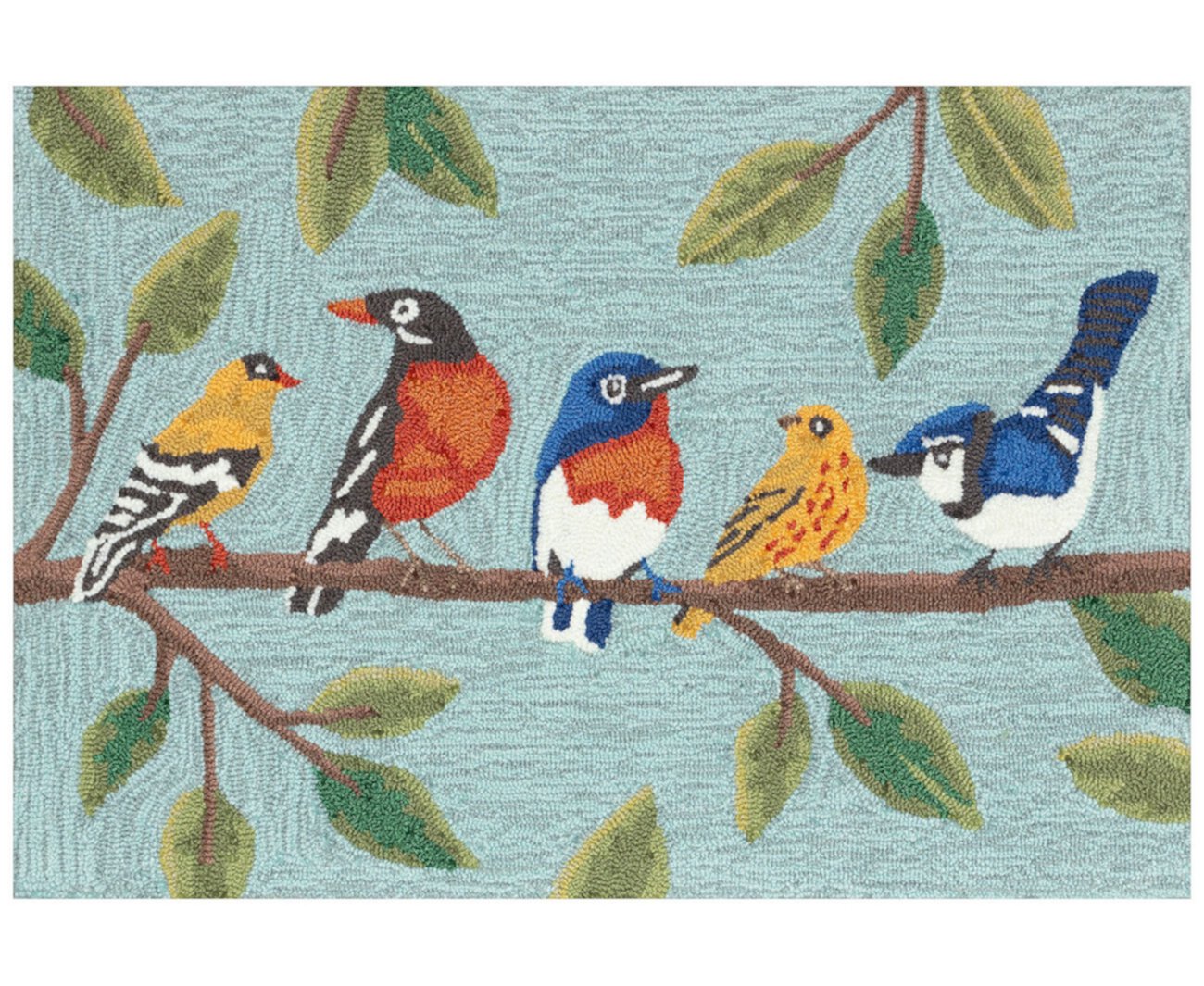 Frontporch Birds on A Branch 2'6"x4' Area Rug Liora Manne