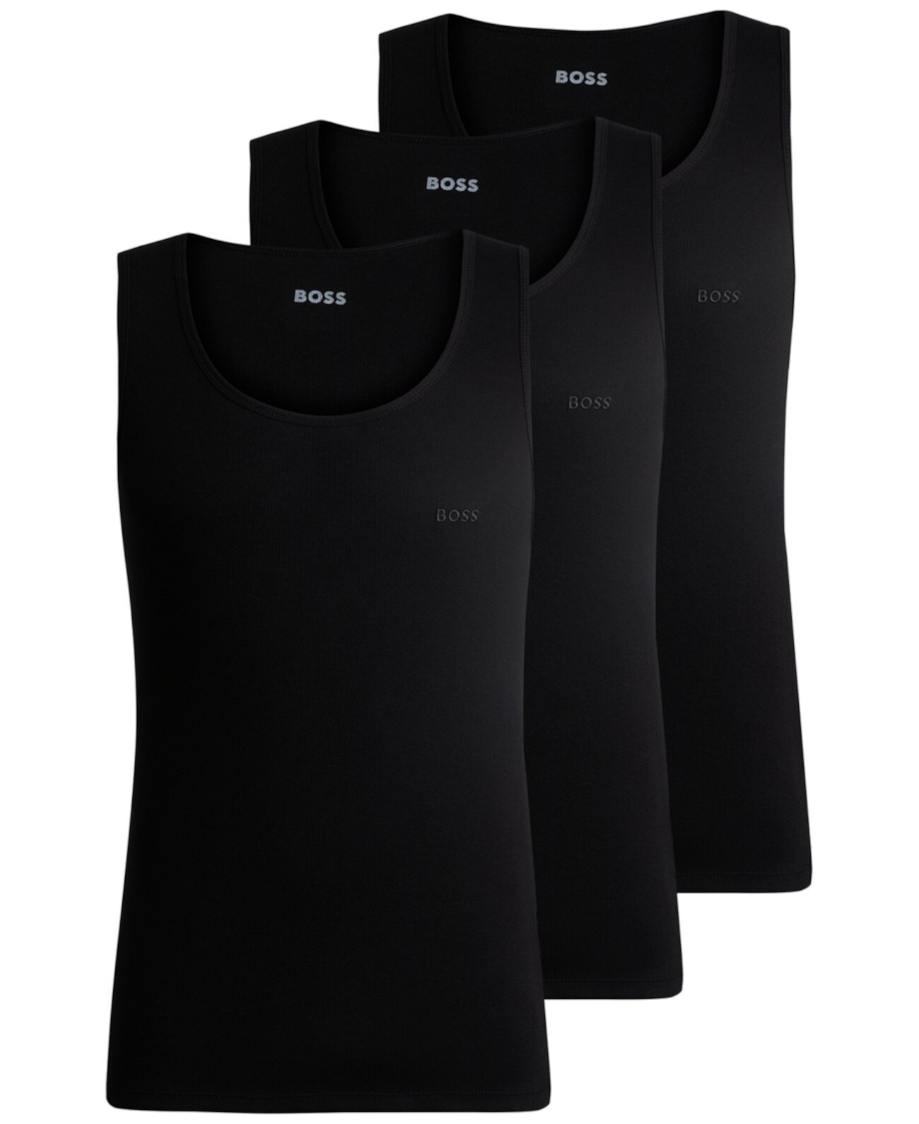 Men's 3pk. Classic Ribbed Tank Tops Boss