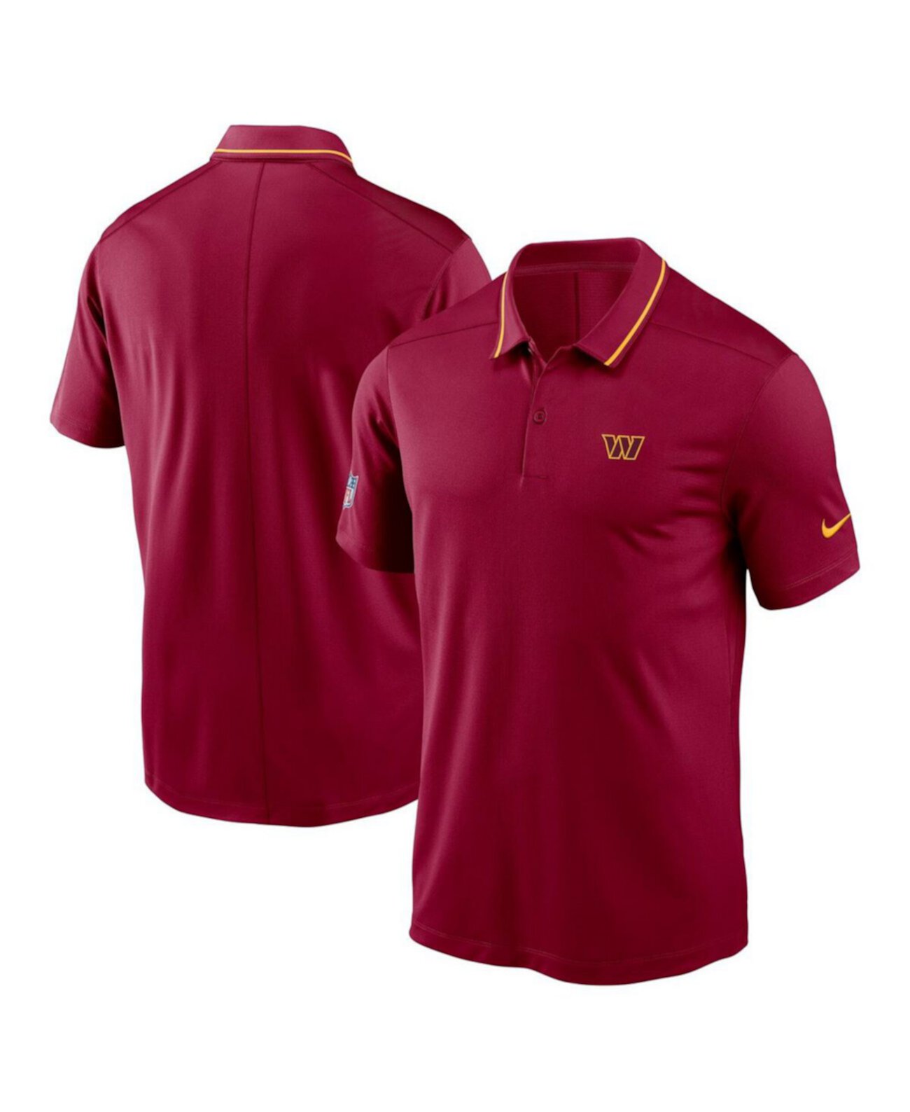 Мужское вишнёвое поло Nike Washington Commanders Sideline Victory с логотипом и технологией Dri-FIT Nike