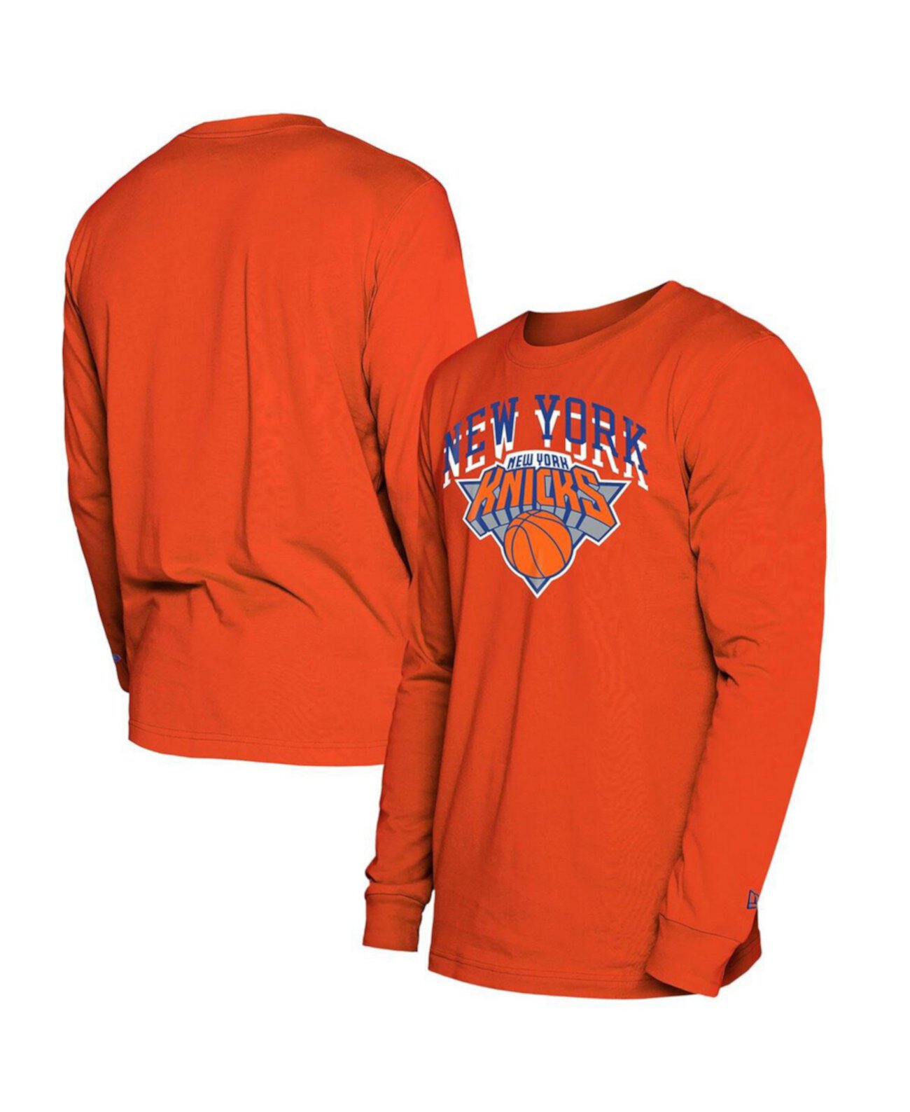 Men's Orange New York Knicks 2024/25 City Edition Long Sleeve T-Shirt New Era