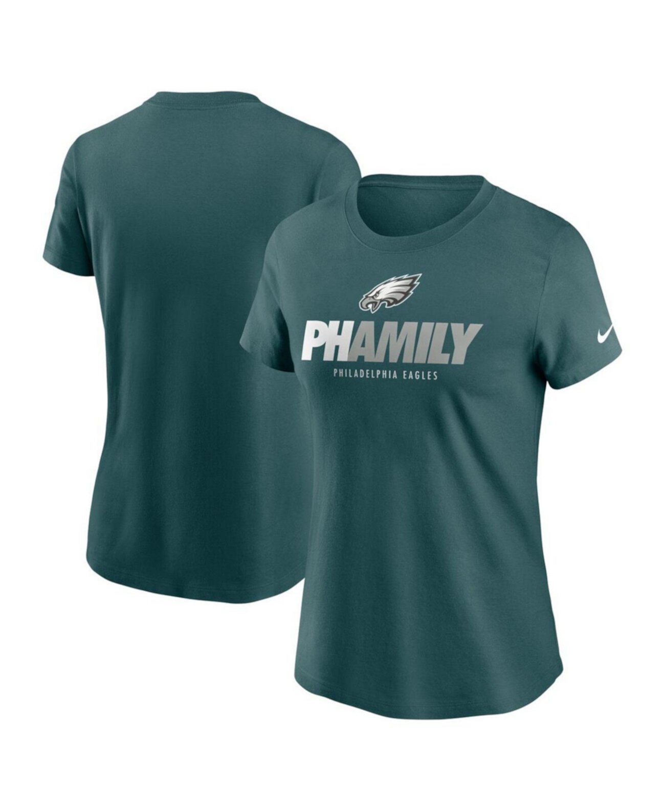 Women's Midnight Green Philadelphia Eagles Hometown Local Pack T-Shirt Nike