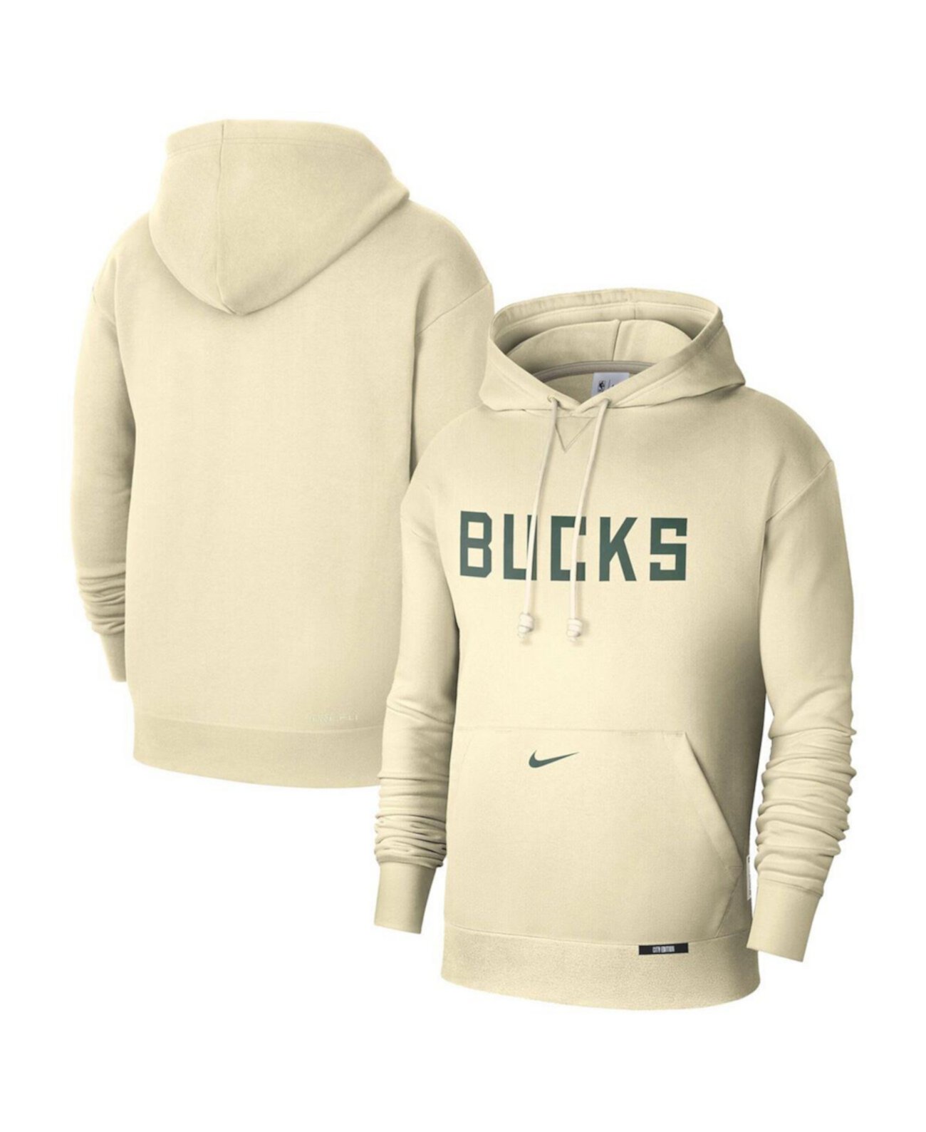 Men's White Milwaukee Bucks 2024/25 City Edition Courtside Standard Issue Pullover Hoodie Nike