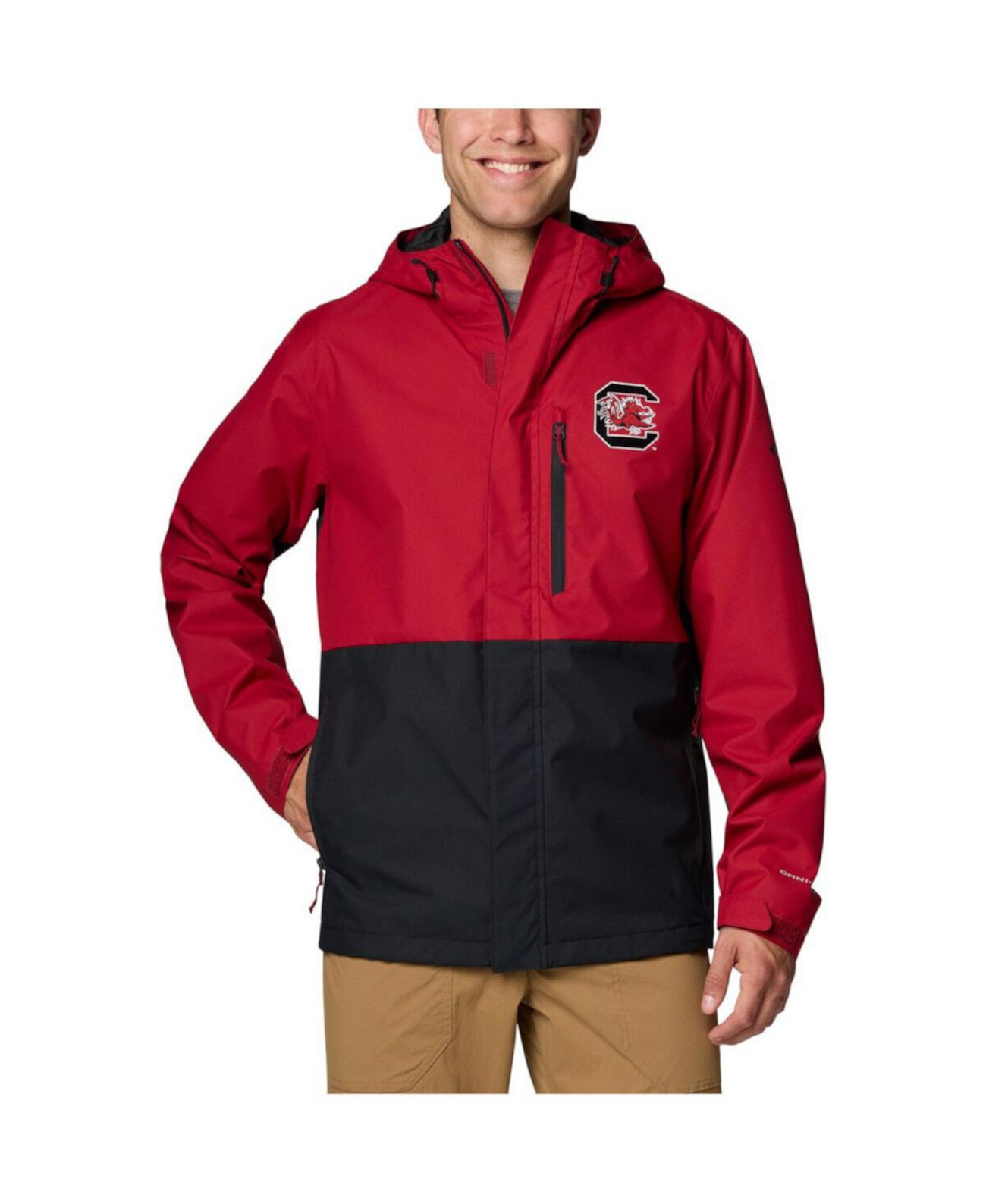 Men's Garnet South Carolina Gamecocks Field Bound Omni-Tech Full-Zip Jacket Columbia