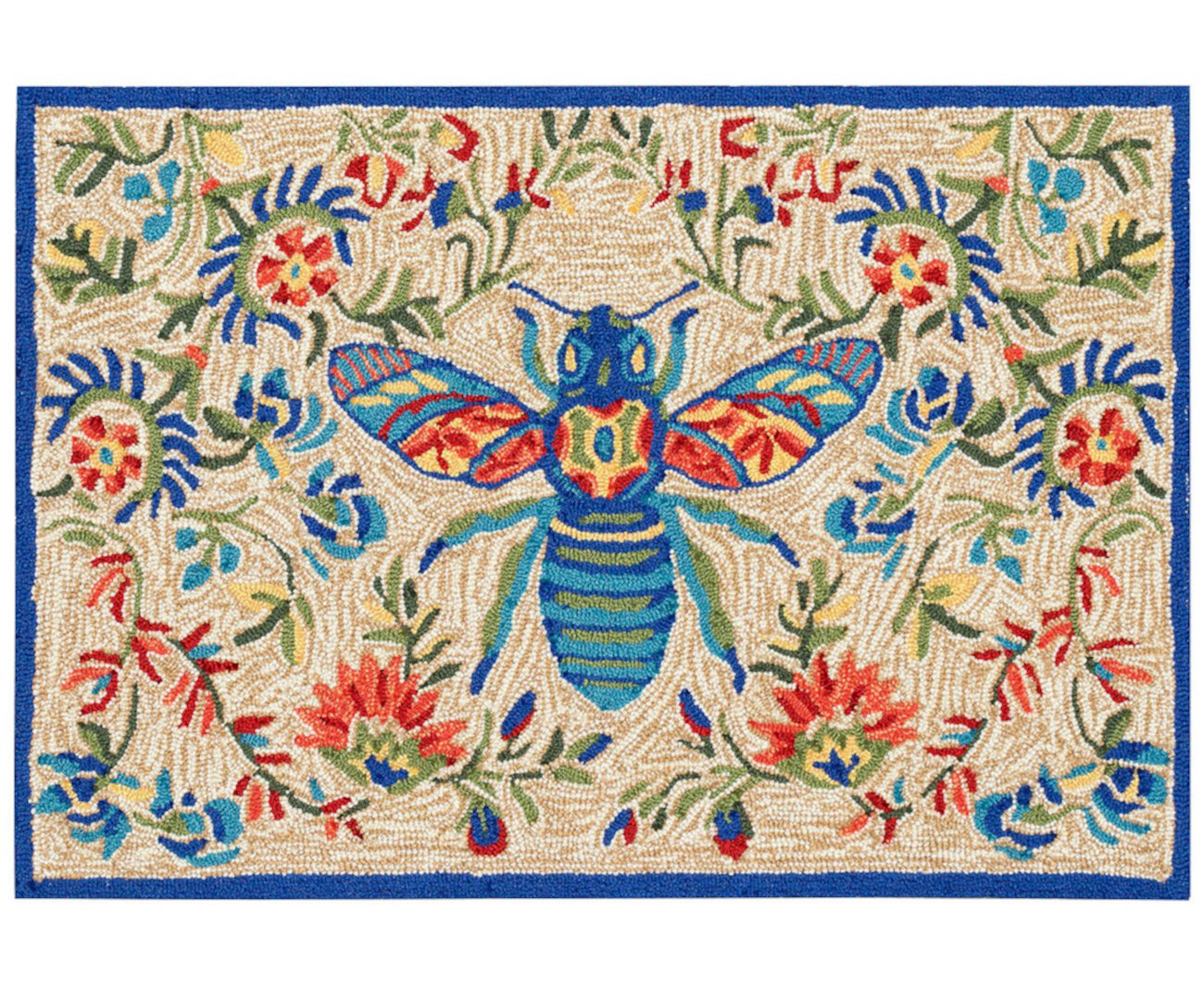 Frontporch Flora Bee 2'6"x4' Area Rug Liora Manne