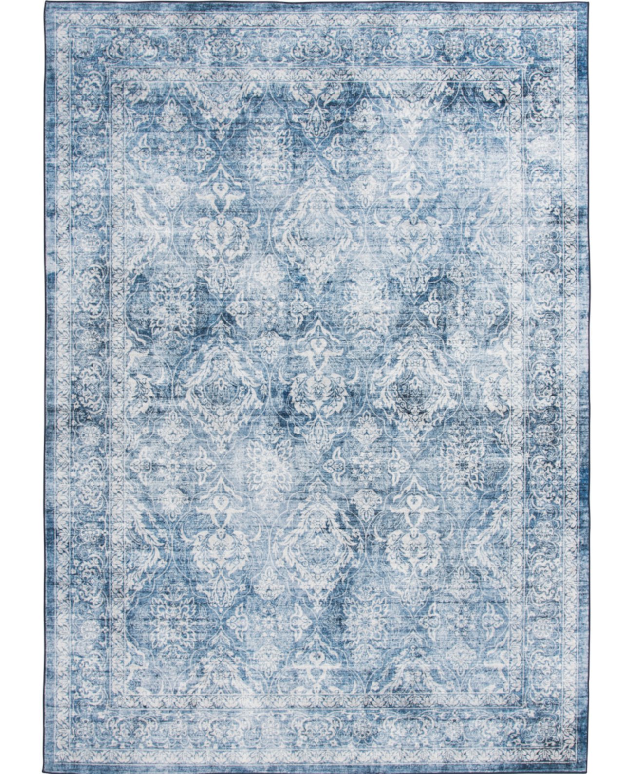 Revitalize Washable Victoria 7'6" x 9'6" Area Rug KM Home