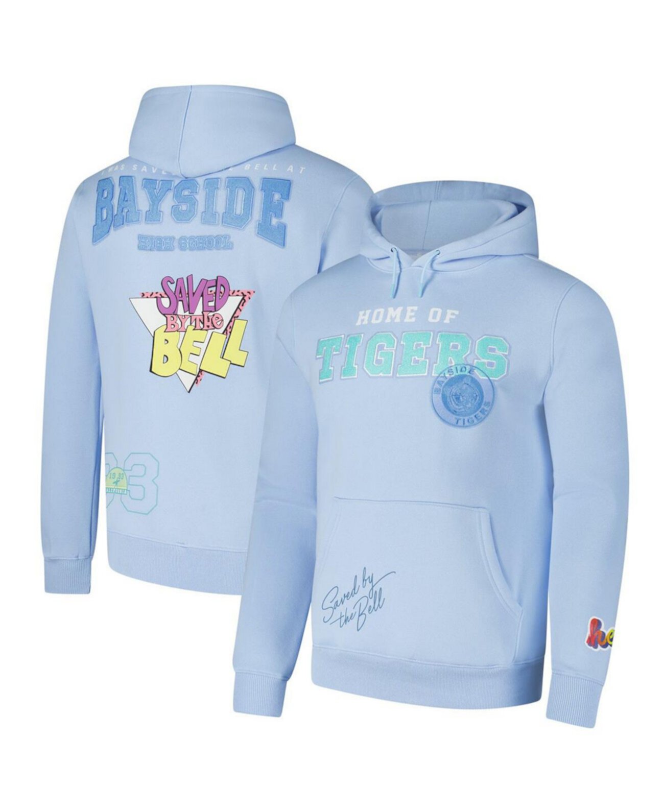 Men's Light Blue Saved by the Bell Pullover Hoodie Freeze Max