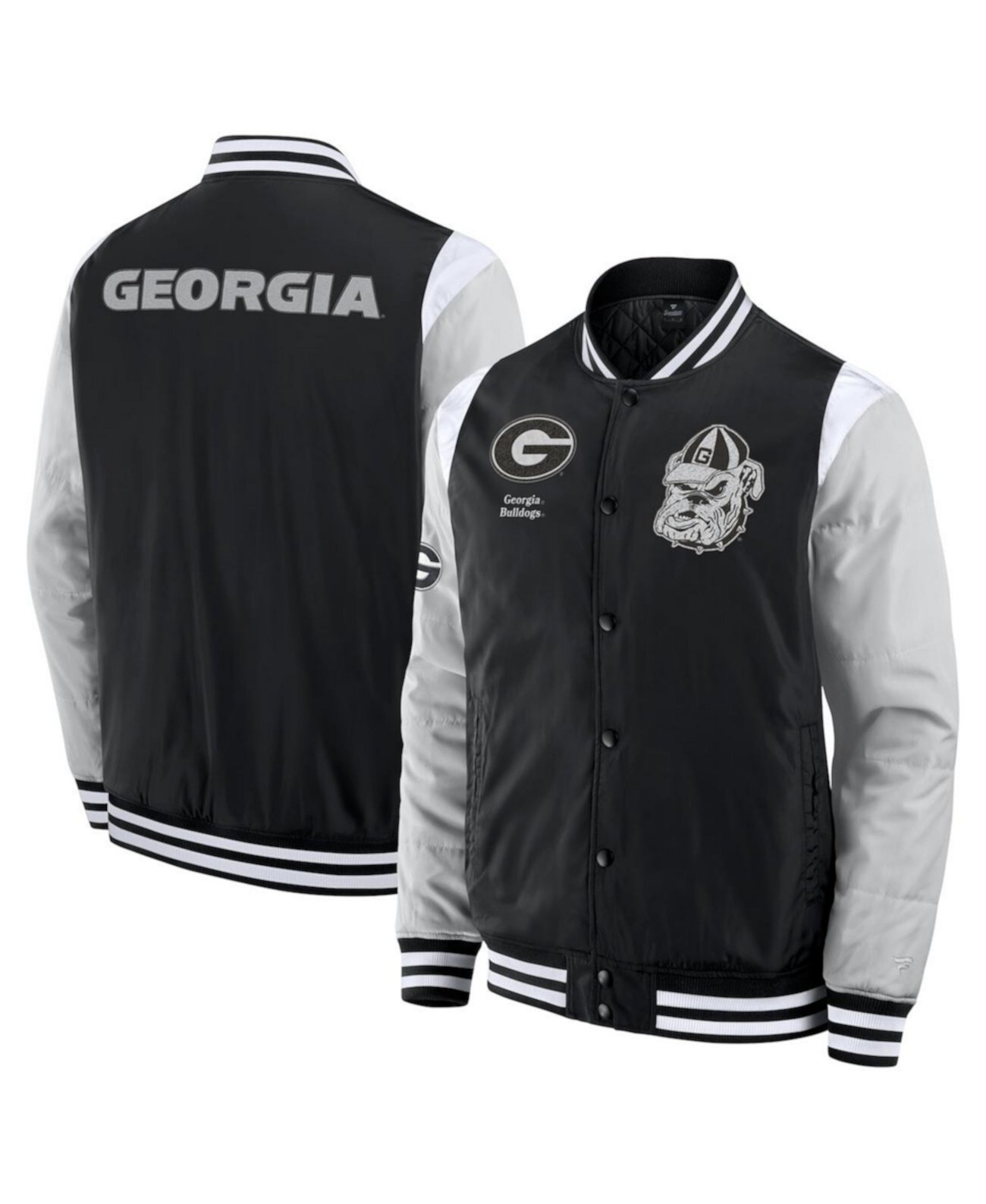 Men's Black Georgia Bulldogs Elements Elite Full-Snap Jacket Fanatics