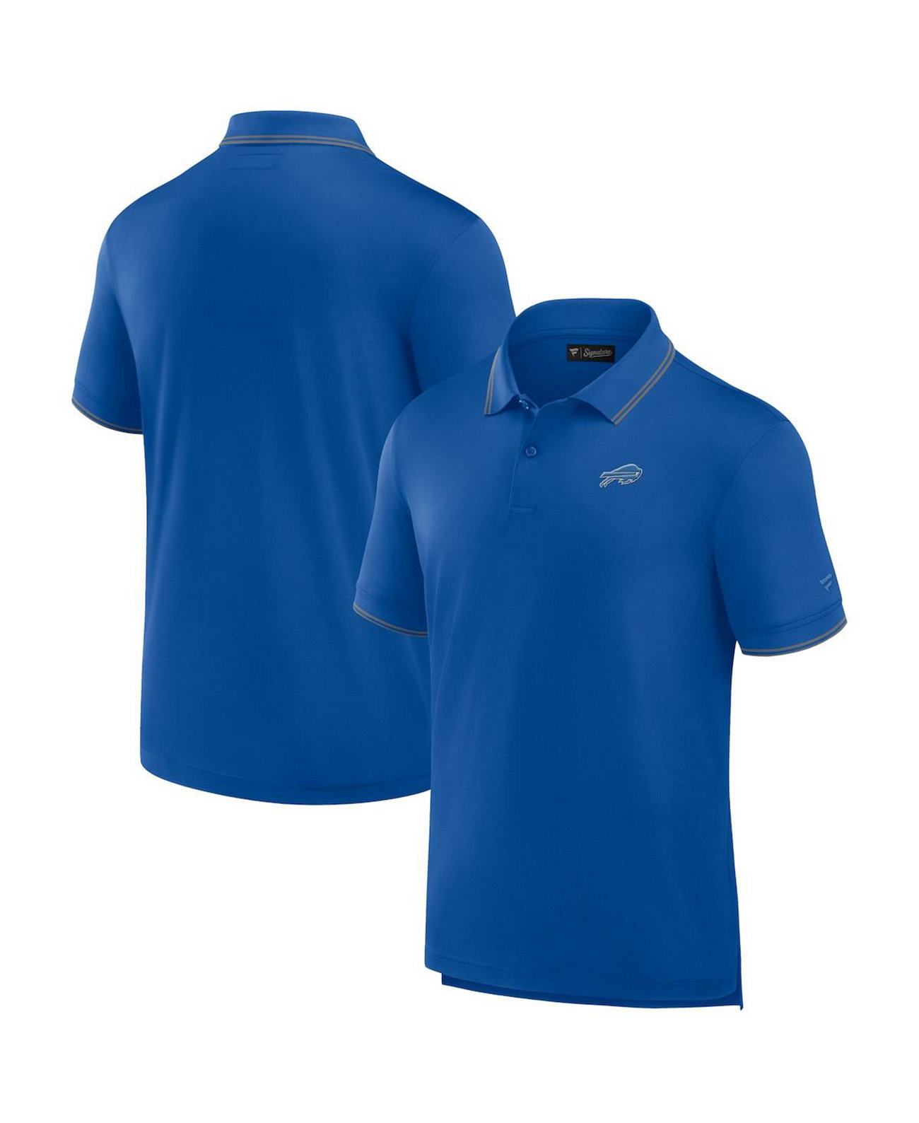 Men's Royal Buffalo Bills Pique Polo Shirt Fanatics Signature