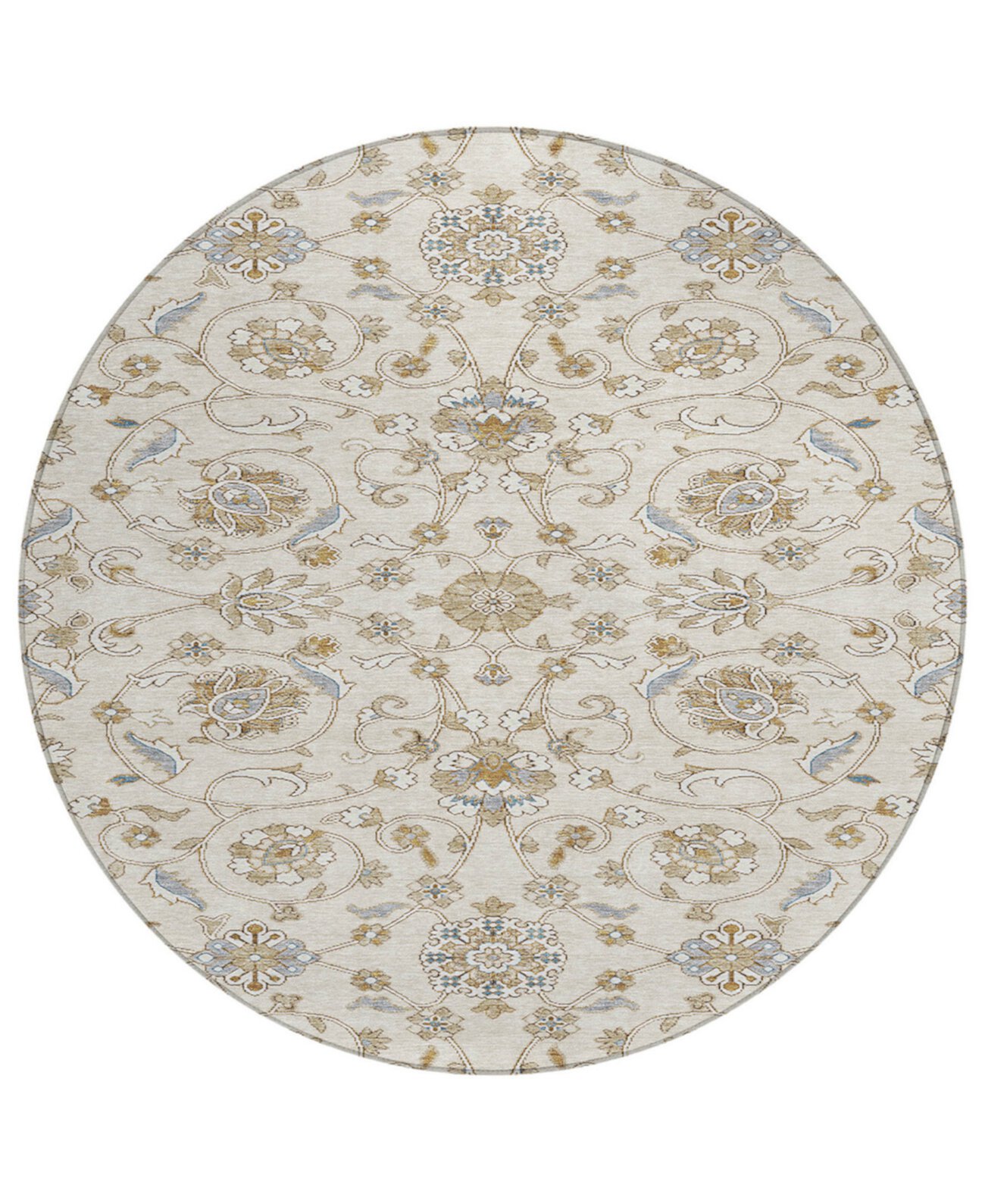 Chantille Machine Washable ACN1149 8'x8' Round Area Rug Addison