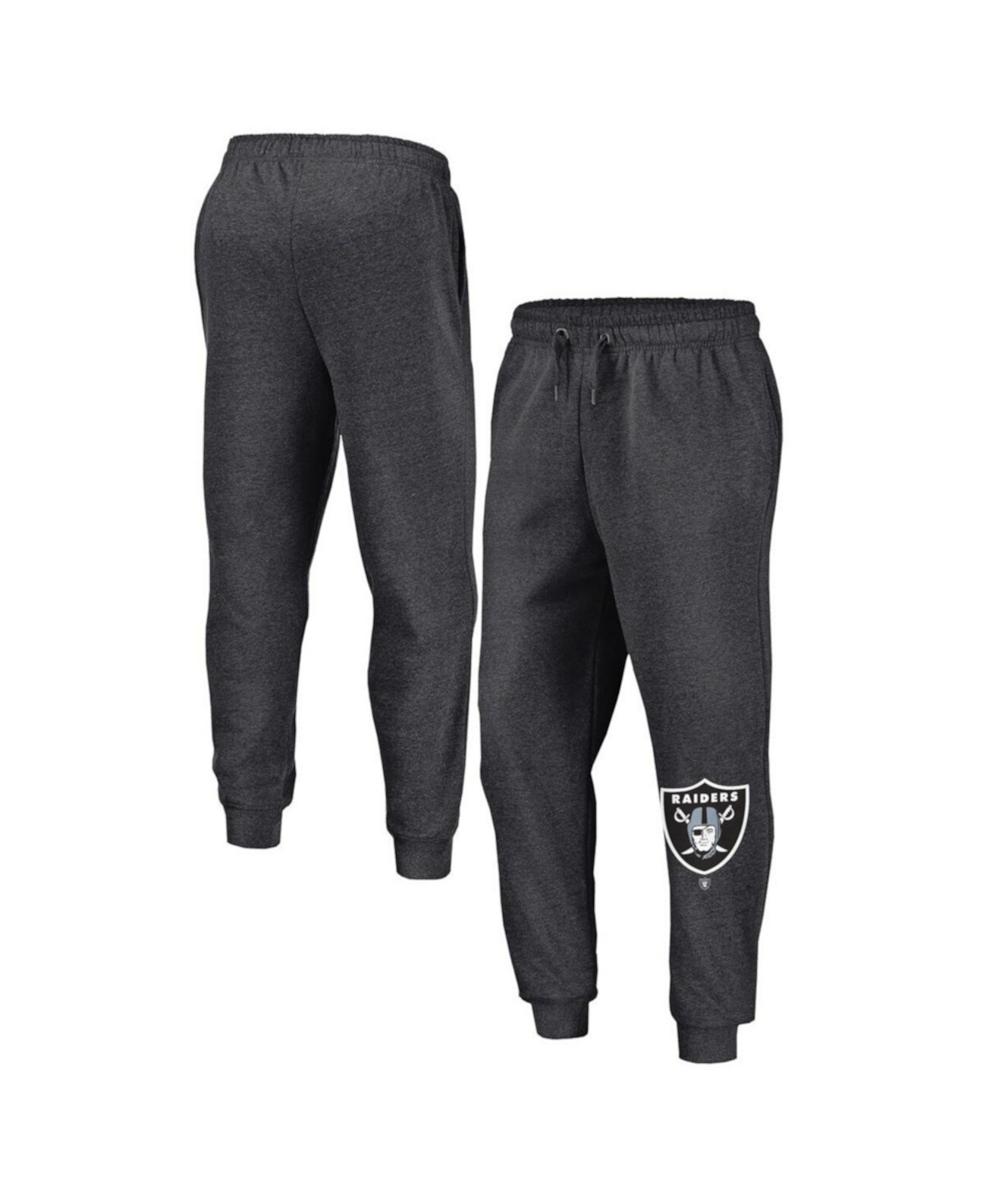 Men's Heather Charcoal Las Vegas Raiders Boost Fleece Joggers Fanatics