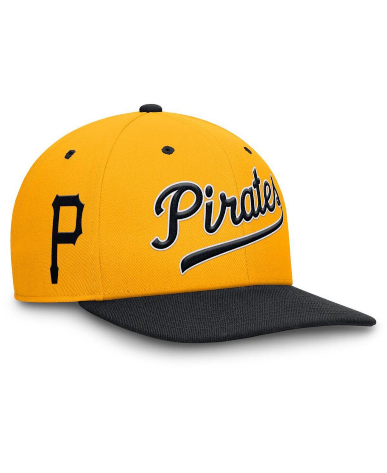 Мужская кепка Pittsburgh Pirates из коллекции Cooperstown, Pro Snapback, высококачественный полиэстер, Dri-FIT Nike