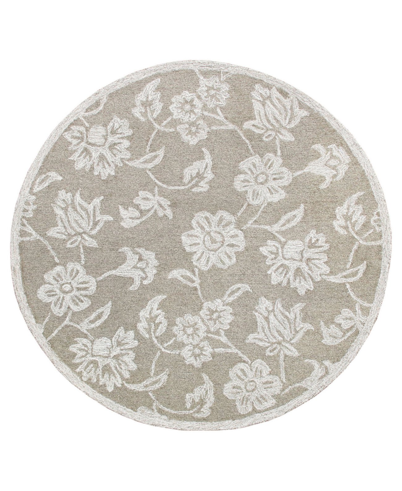 CLOSEOUT! Rochelle RUG-137 7'3"x7'3" Round Area Rug LR Home