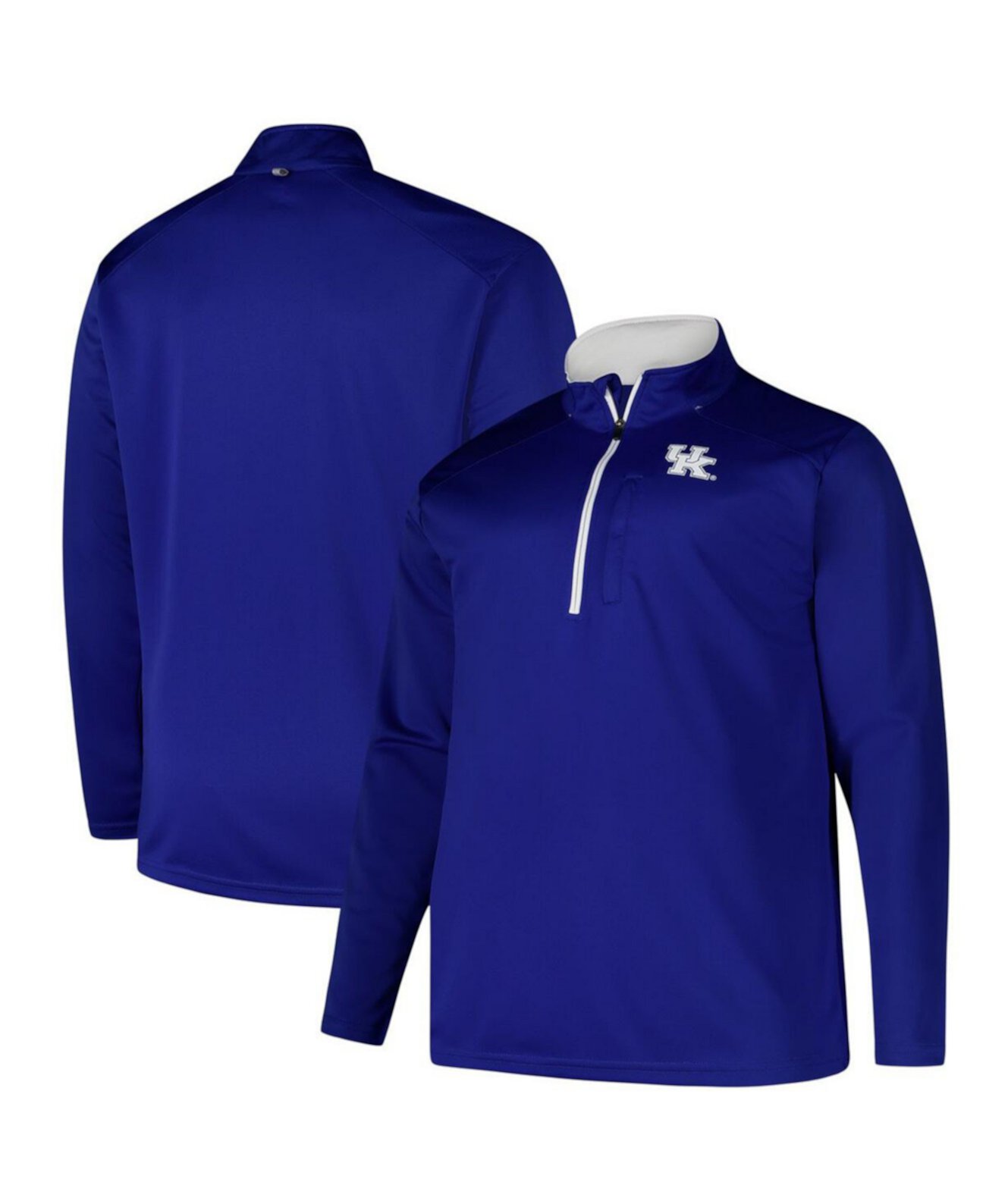 Men's Royal Kentucky Wildcats Big Tall Defender Quarter-Zip Top Fanatics